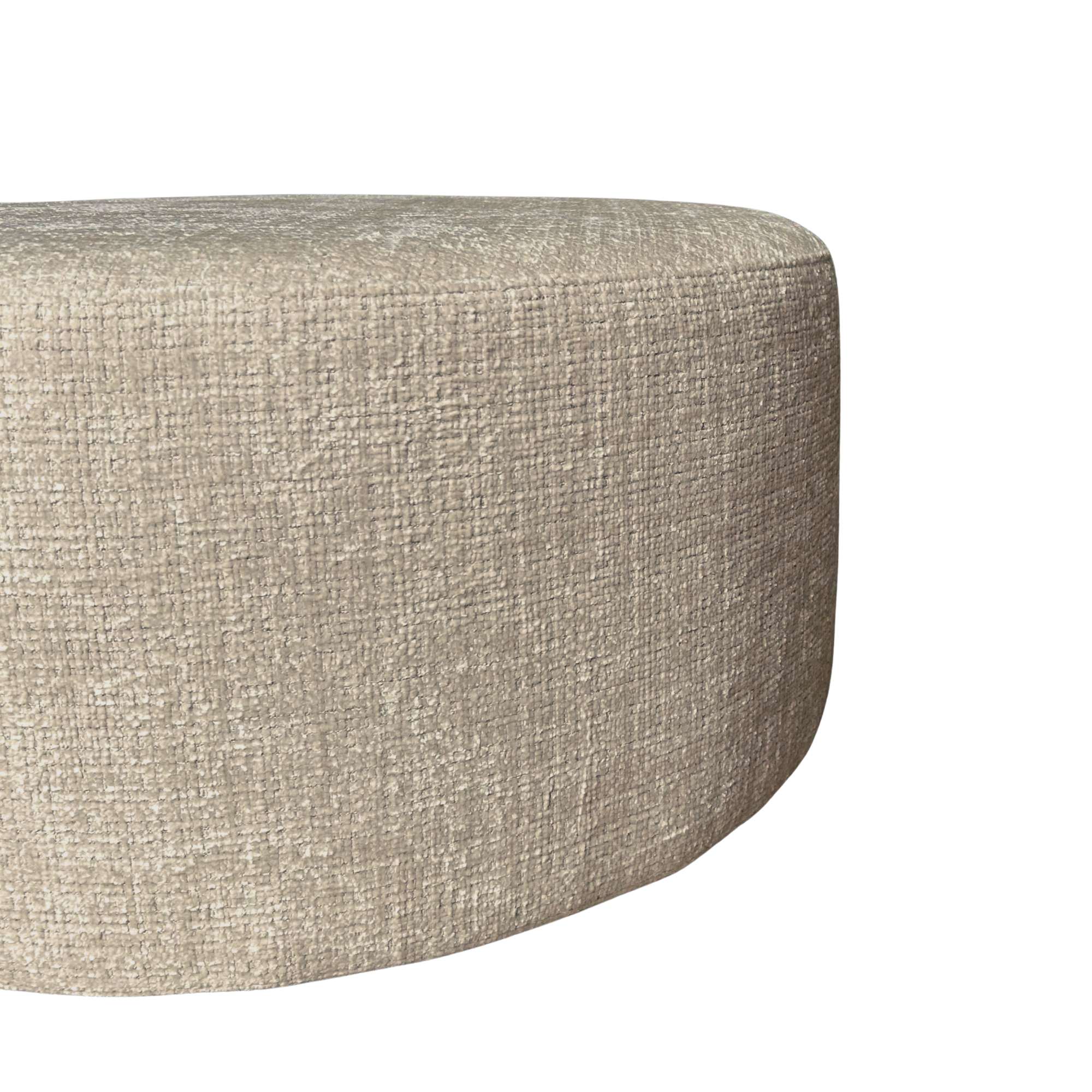Hocker Rond Beige 80cm