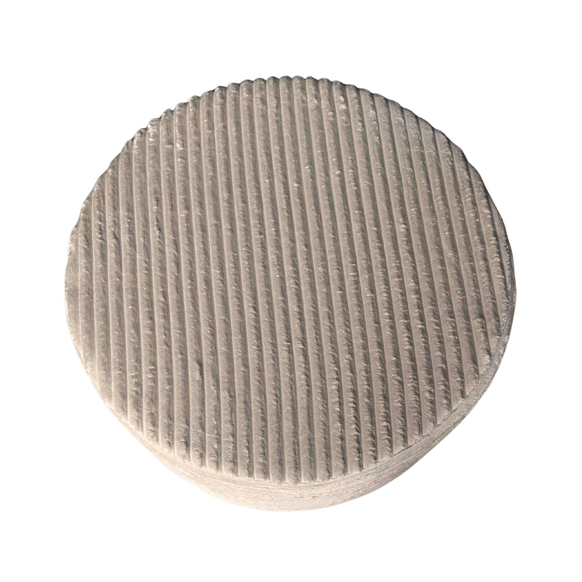 Hocker Rond Beige 80 cm - Industrieelinhuis.nl