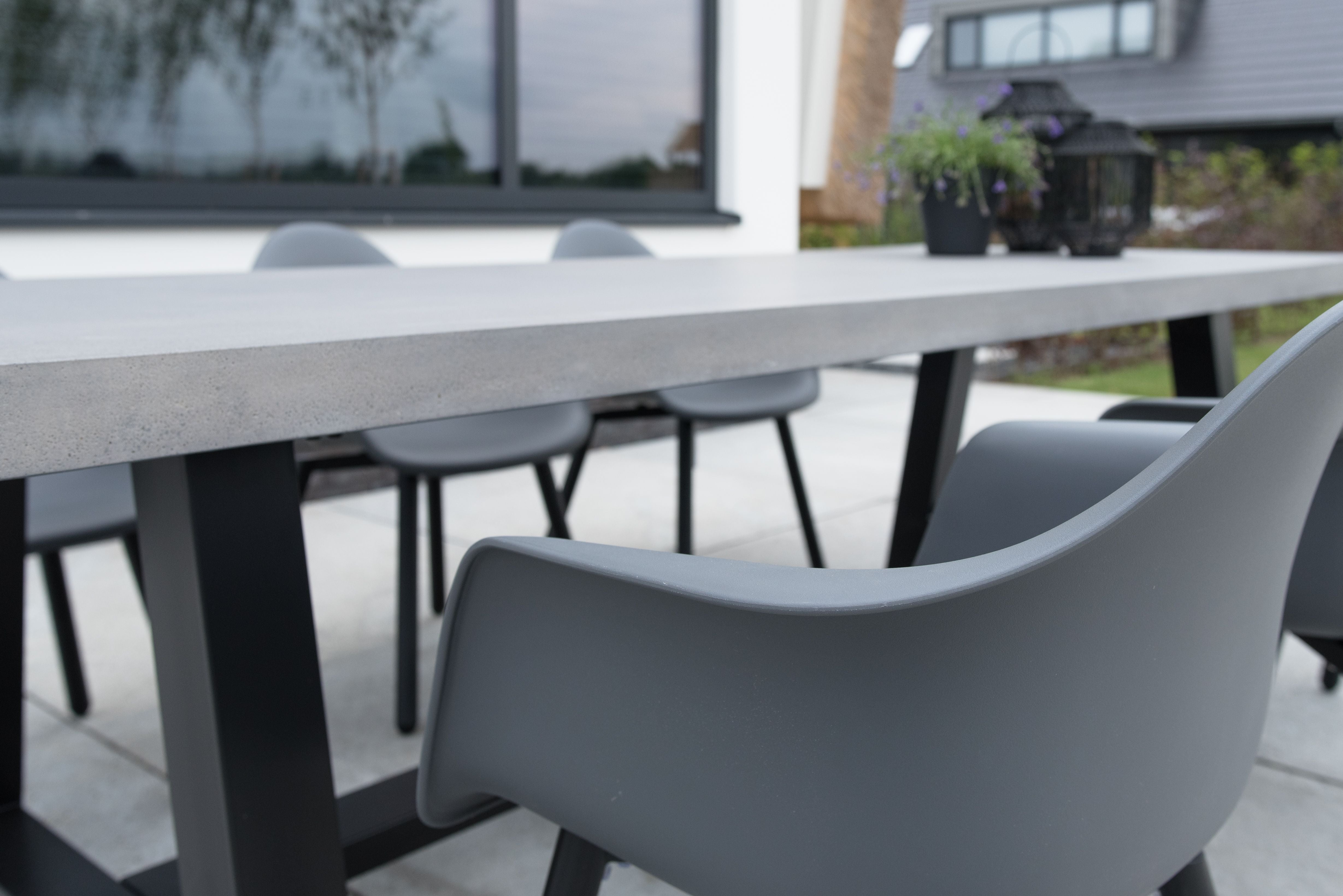 Tuinstoel / Kuipstoel Monti Antraciet - Industrieelinhuis.nl