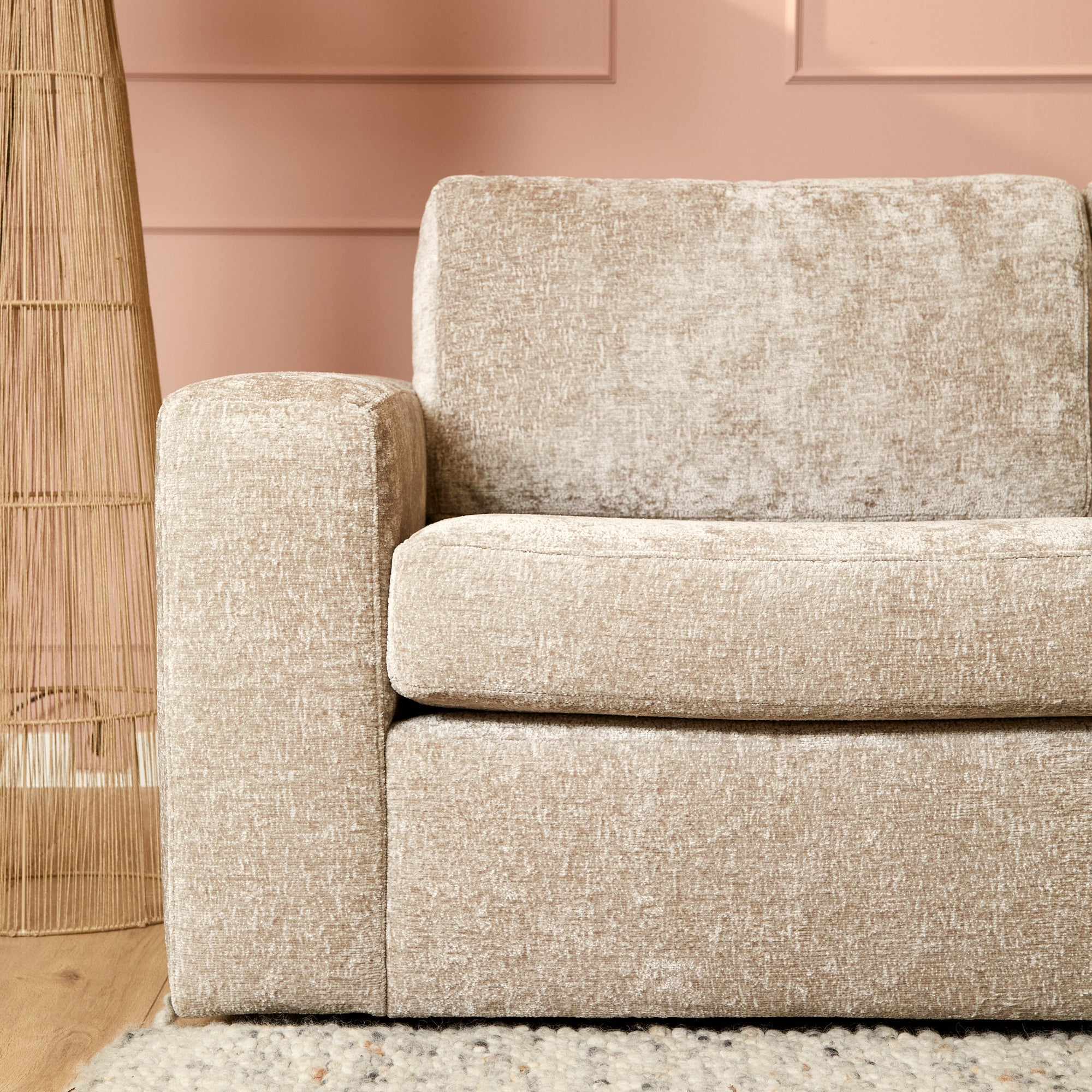 MySofa Alma | Divan Links + 2,5 zits | Beige - Industrieelinhuis.nl