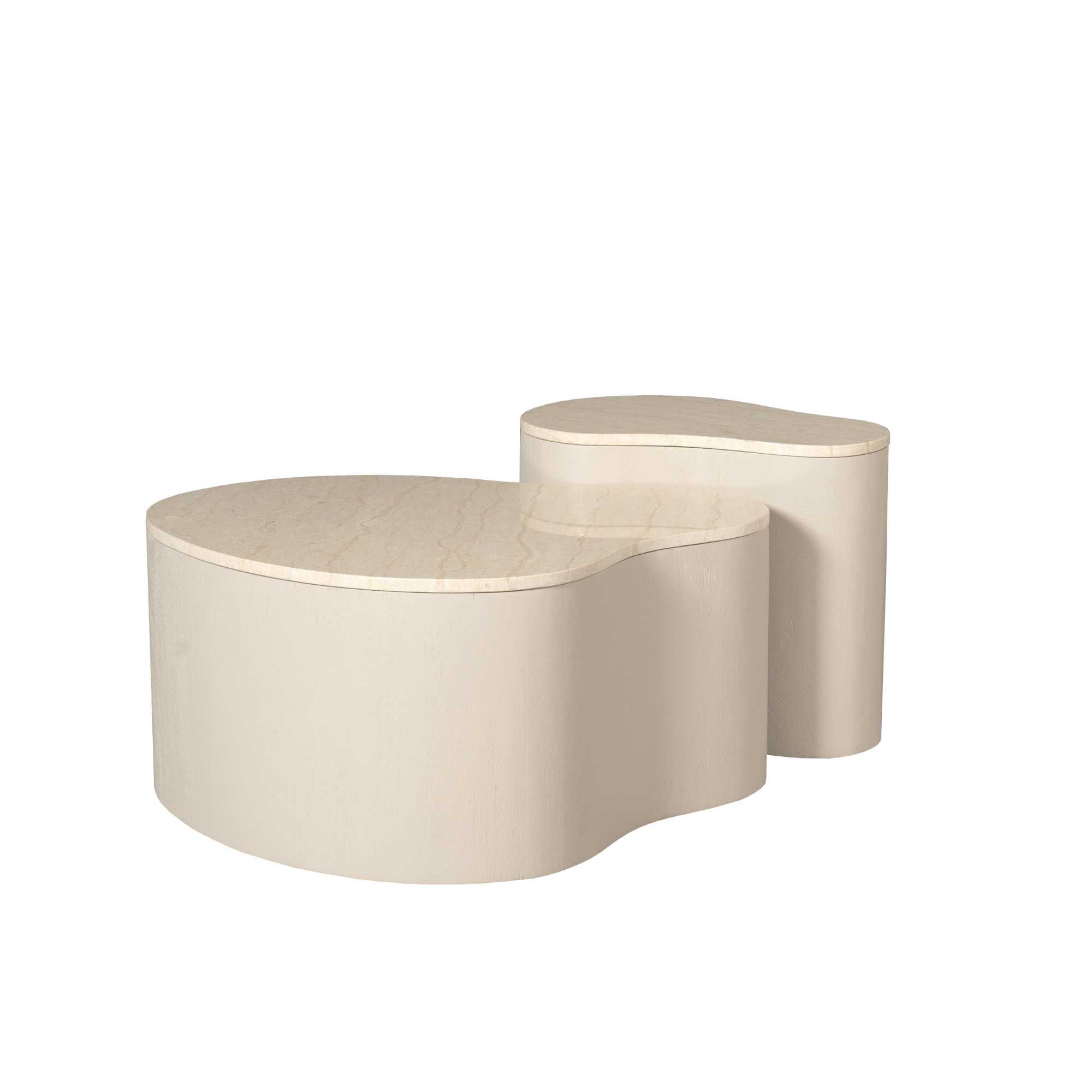 Organische Salontafel Lovi | 50 cm | Sand