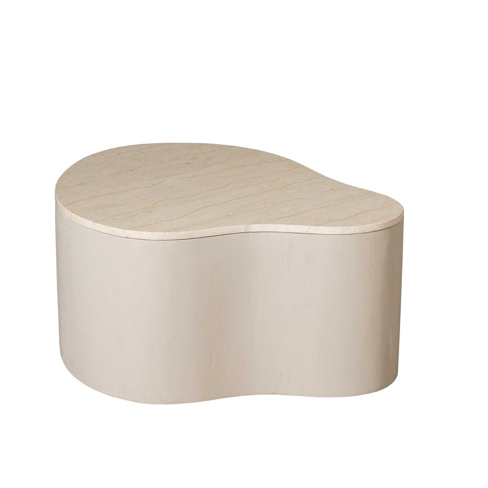 Organische Salontafel Lovi | 77 cm | Sand