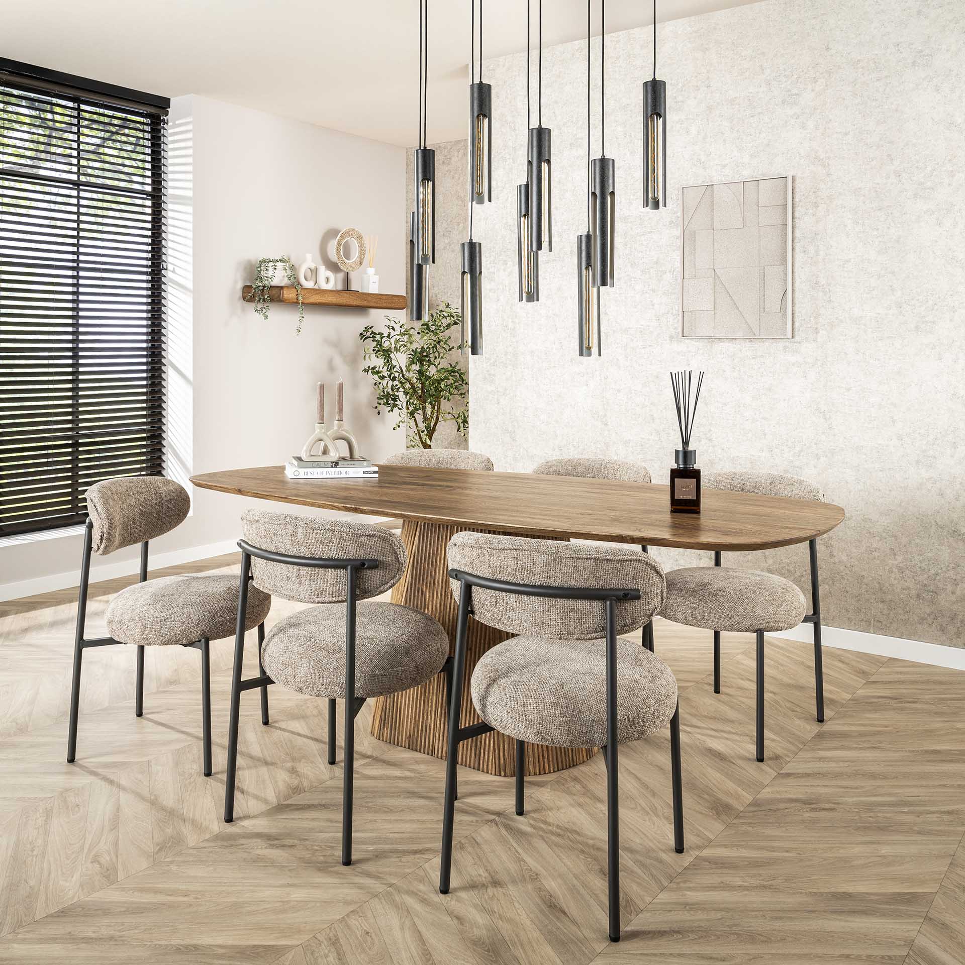 Organische eetkamertafel Flow