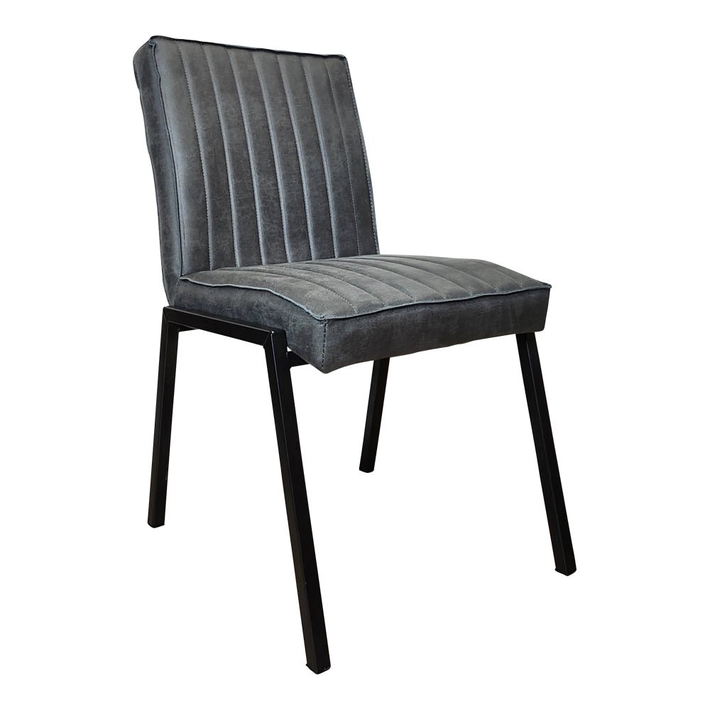 Eetkamerstoel Verona | Antraciet (bestellen per 2) - Industrieelinhuis.nl