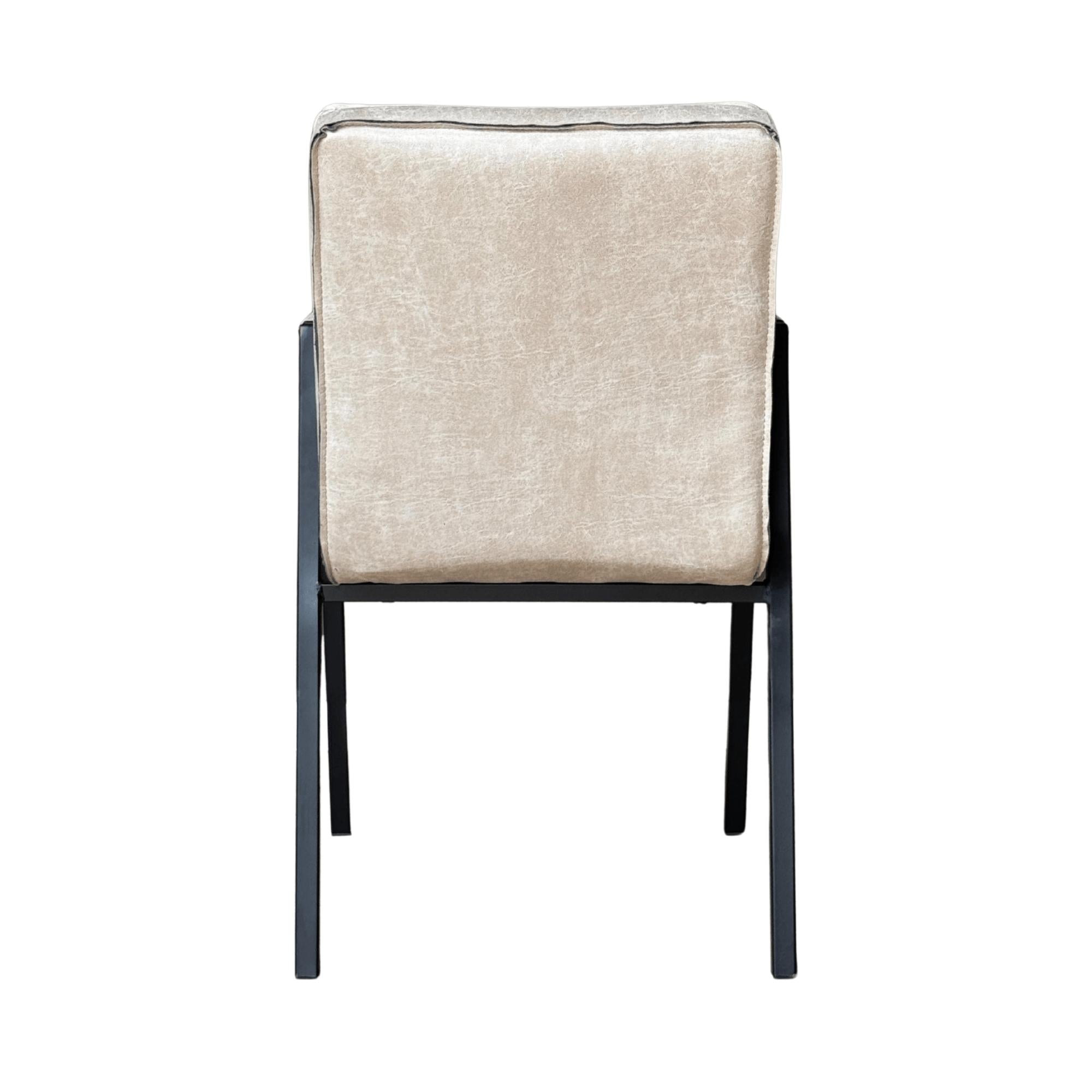 Eetkamerstoel Tivoli Bull | Beige | Met armleuning - Industrieelinhuis.nl
