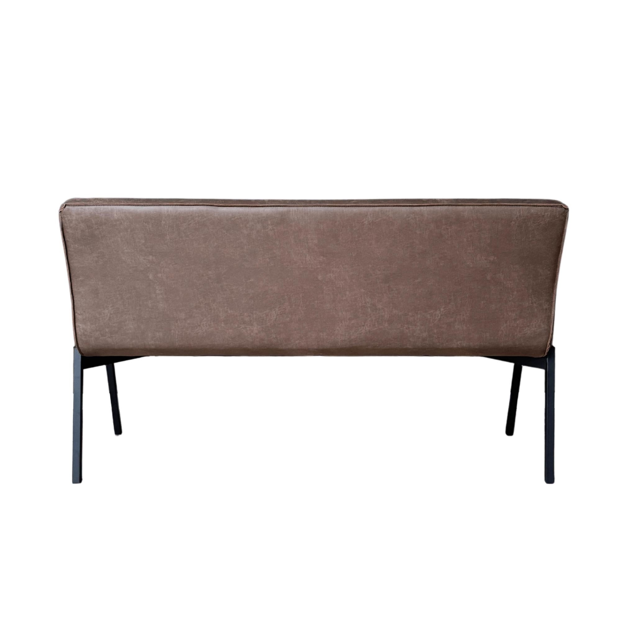 Eetkamerbank Tivoli Bull | 155 cm | Brown - Industrieelinhuis.nl