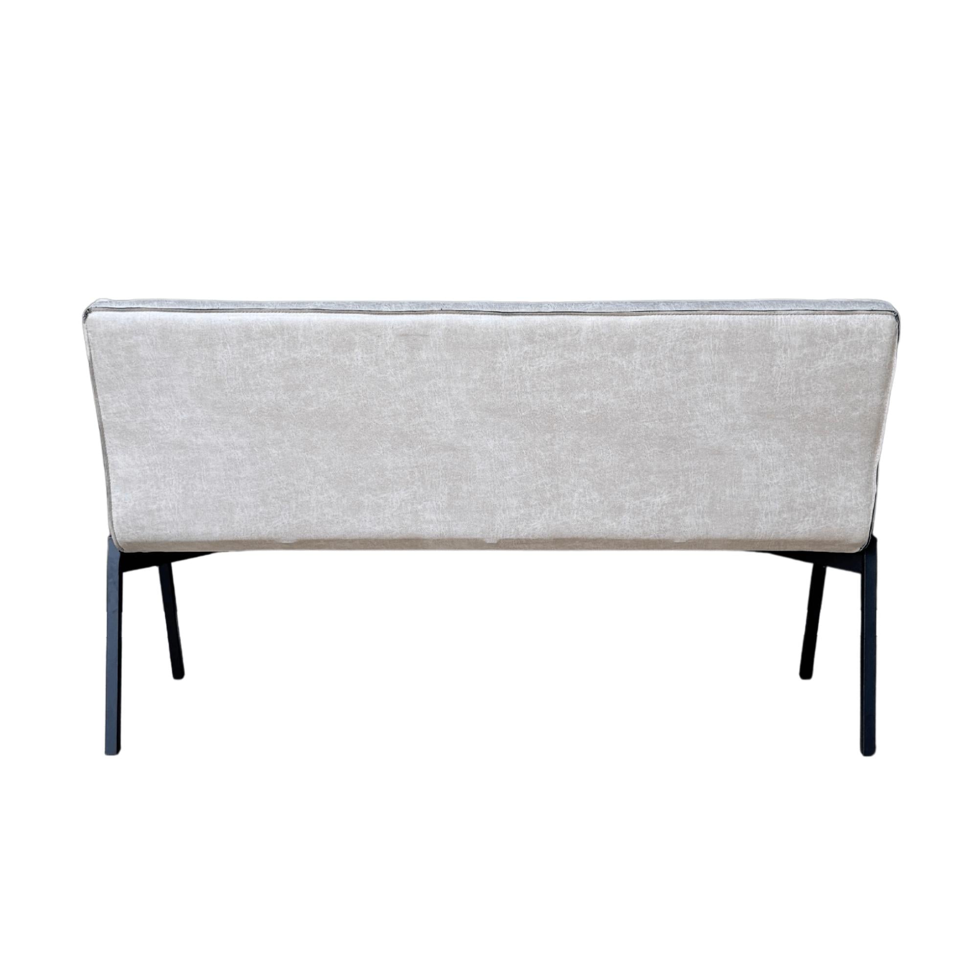 Eetkamerbank Tivoli Bull | 155 cm | Beige - Industrieelinhuis.nl