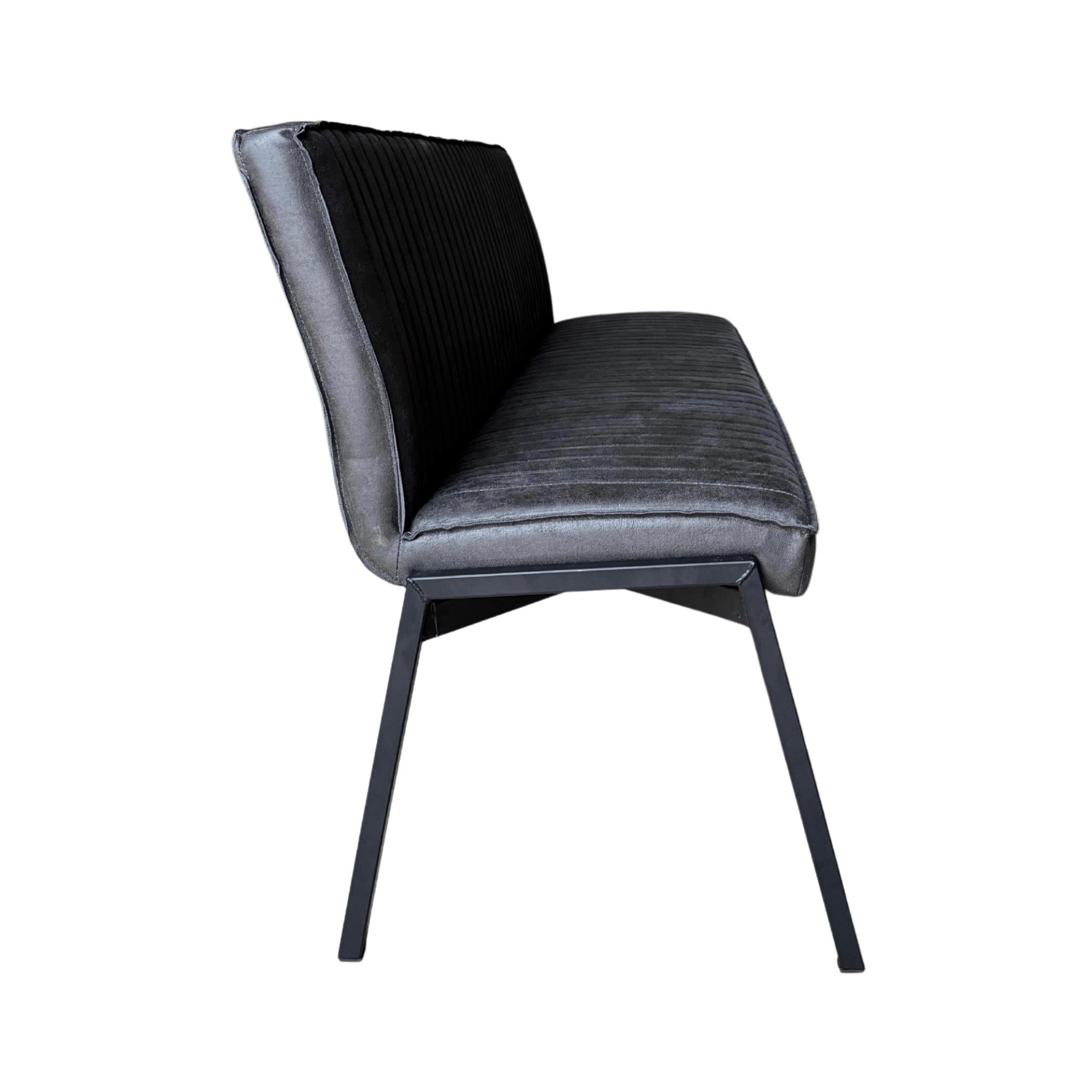 Eetkamerbank Tivoli Bull | 185 cm | Antraciet - Industrieelinhuis.nl