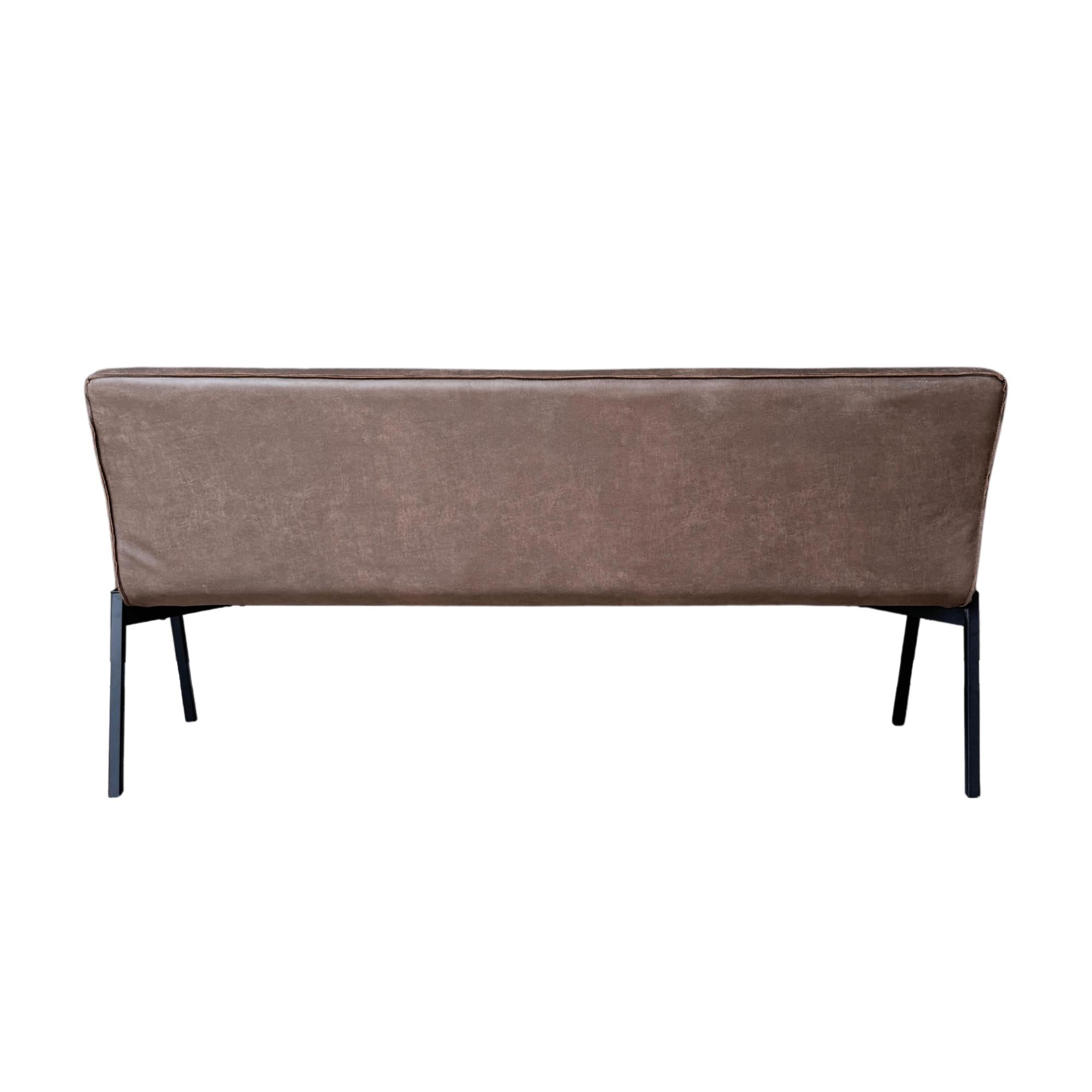 Eetkamerbank Tivoli Bull | 185 cm | Brown - Industrieelinhuis.nl