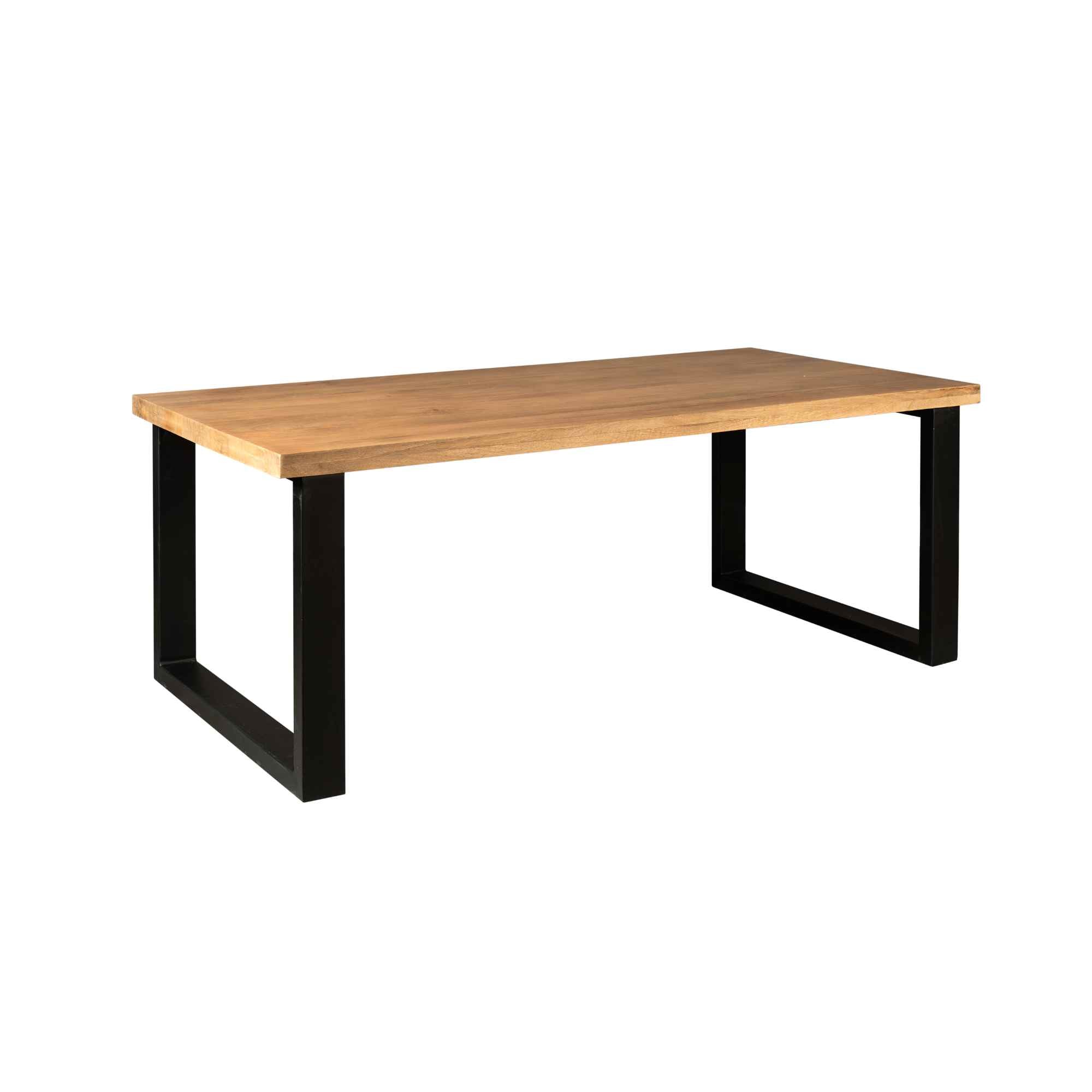 Eettafel Mangohout Denver | Rechthoek U-poot | 240 cm
