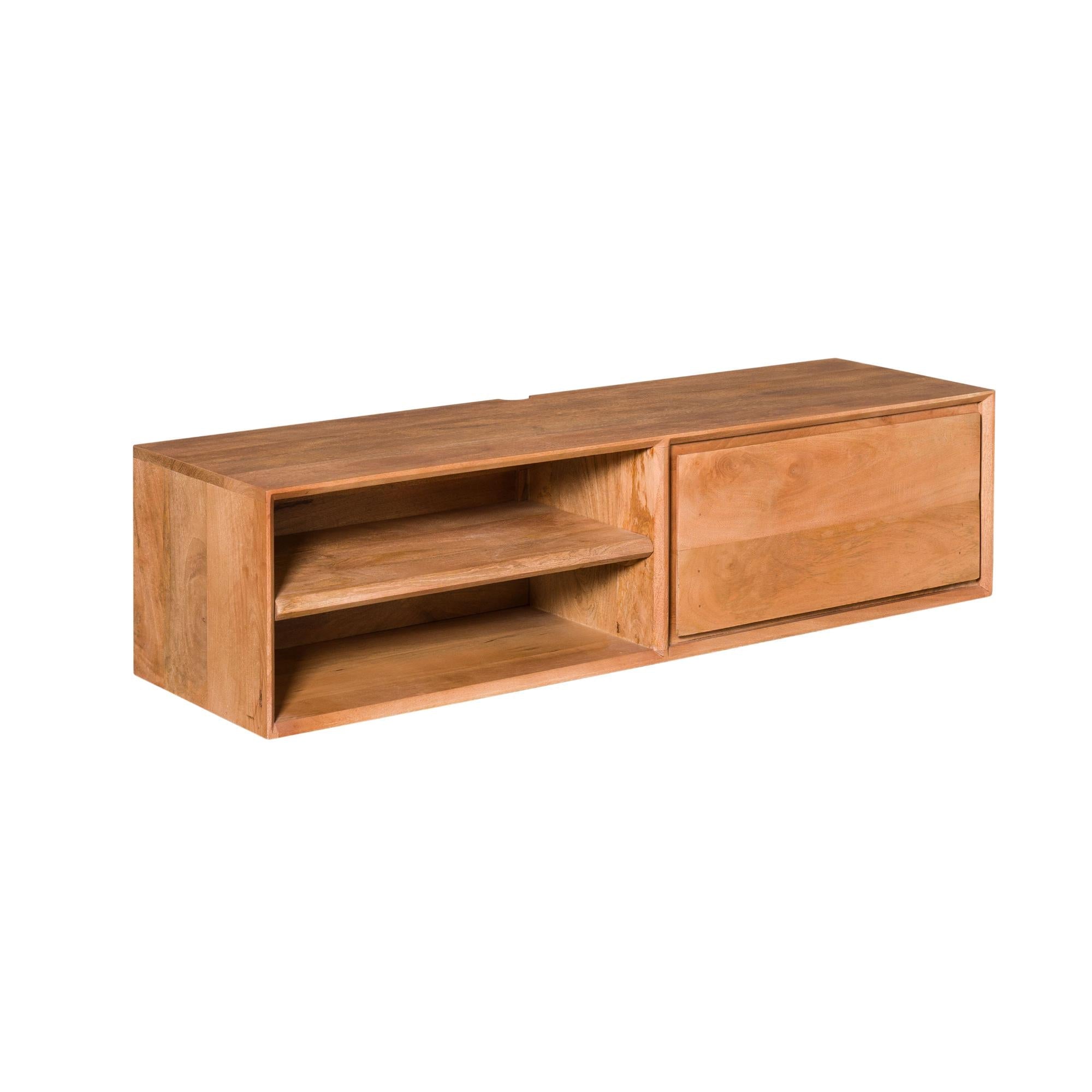 Zwevend tv meubel Ambiance Naturel | 120 cm - Industrieelinhuis.nl