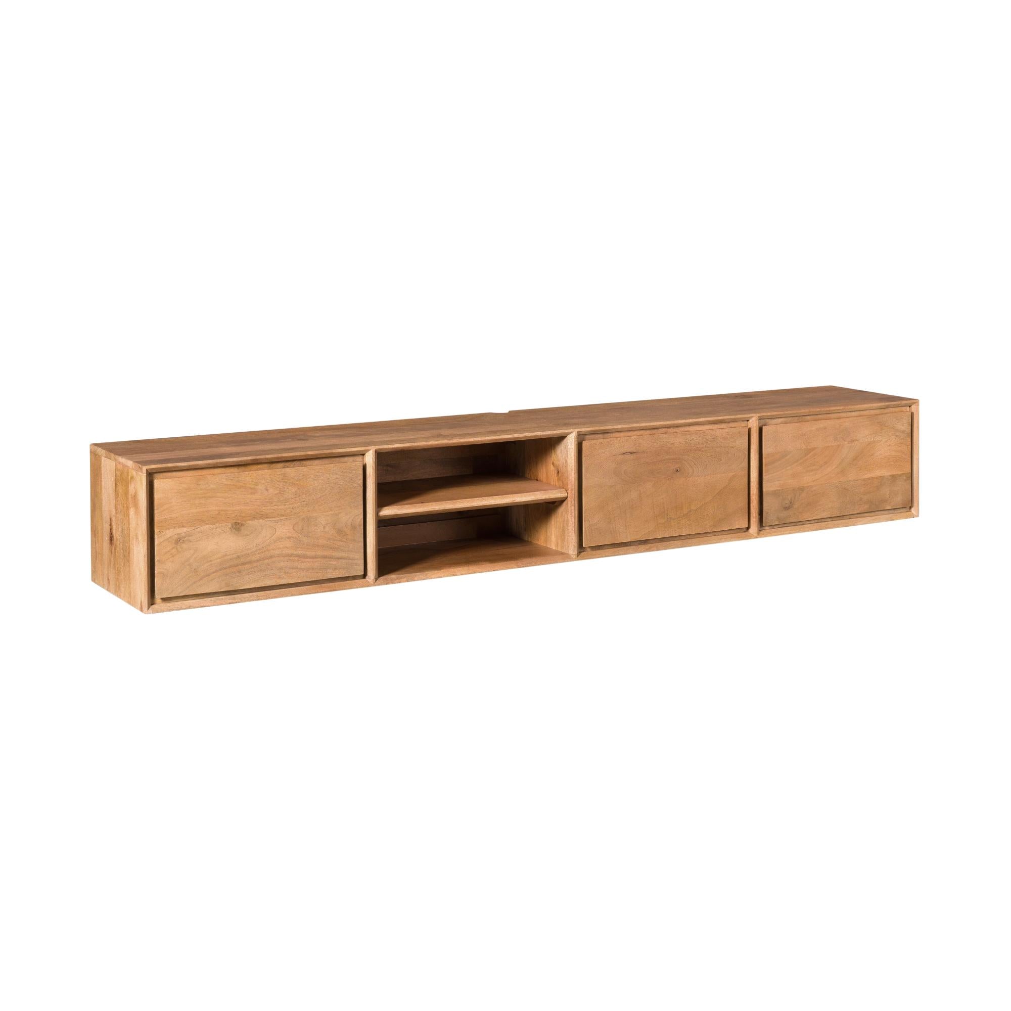 Zwevend tv meubel Ambiance Naturel | 200 cm - Industrieelinhuis.nl
