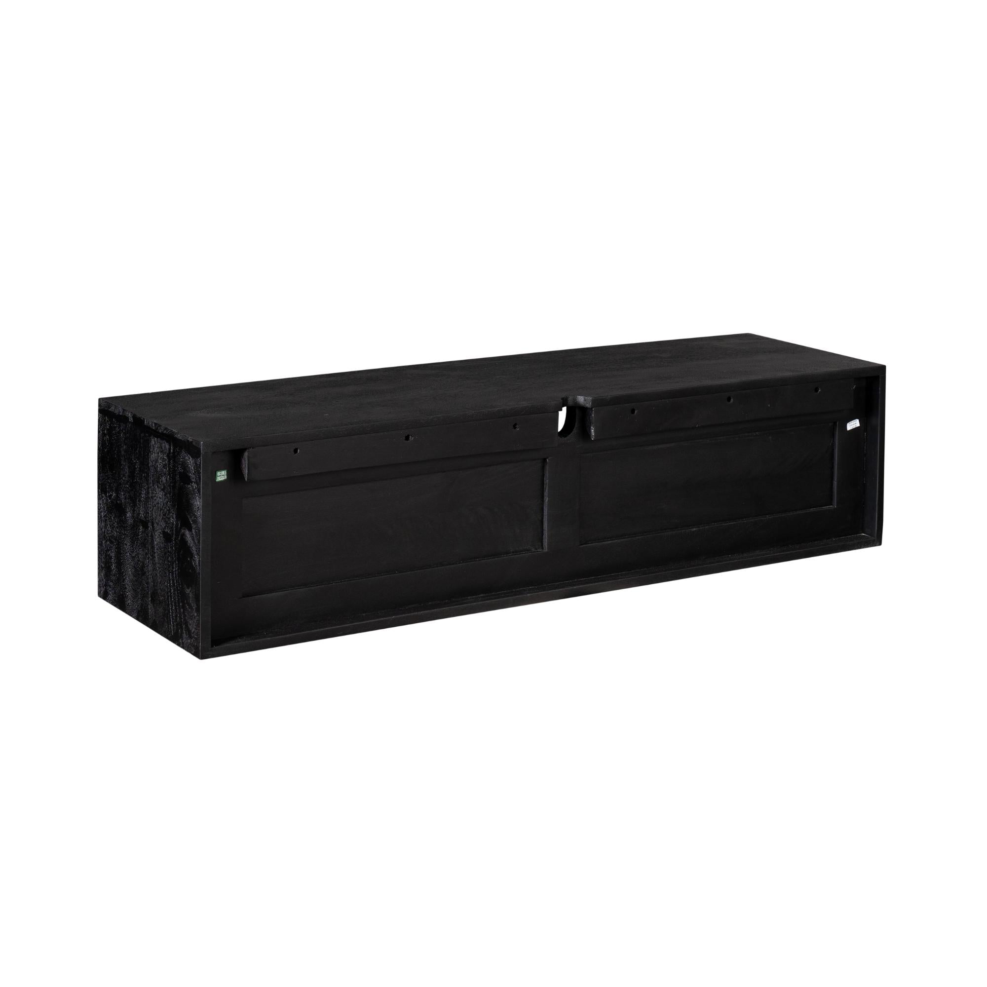 Zwevend tv meubel Ambiance Black | 120 cm - Industrieelinhuis.nl