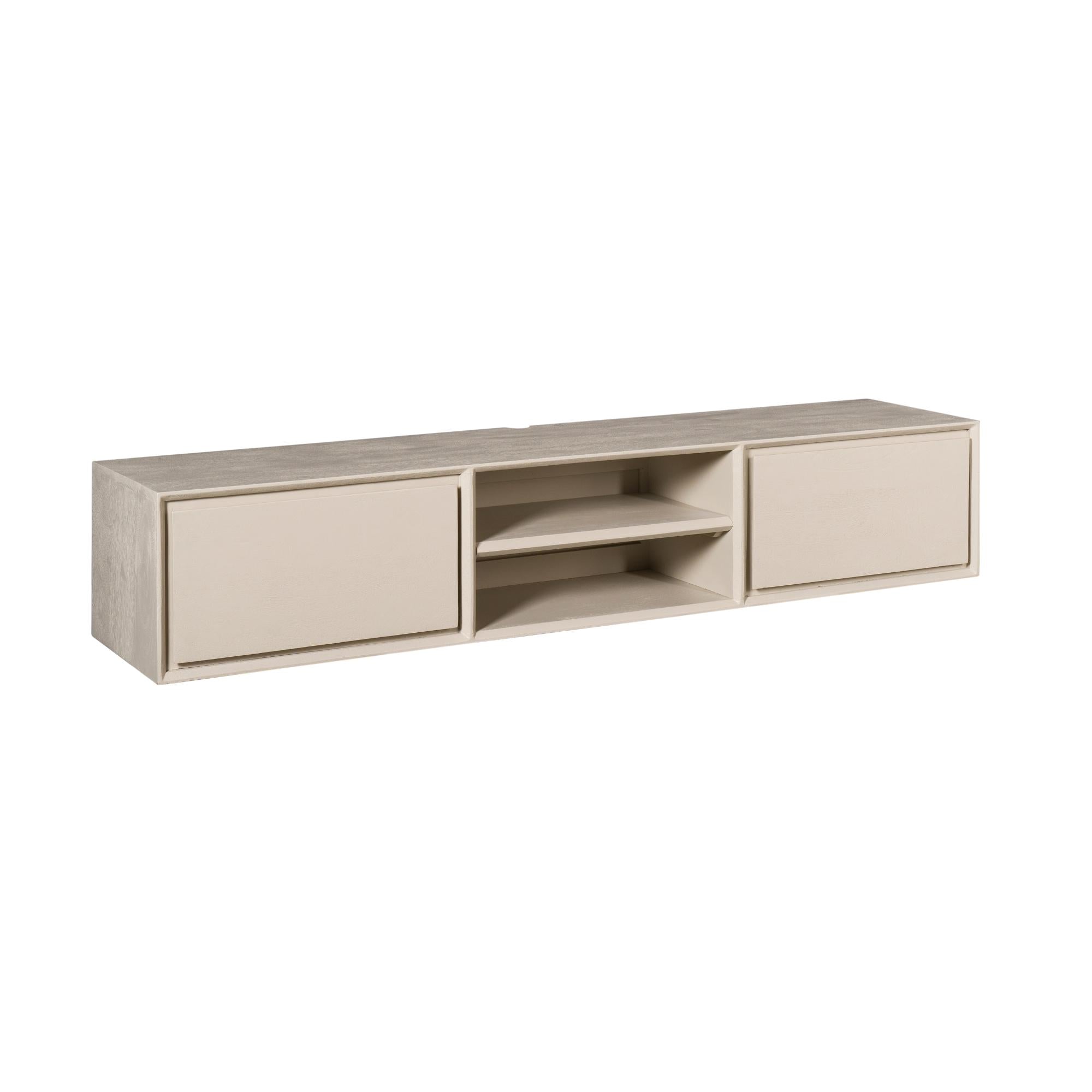 Zwevend tv meubel Ambiance Sand | 160 cm - Industrieelinhuis.nl