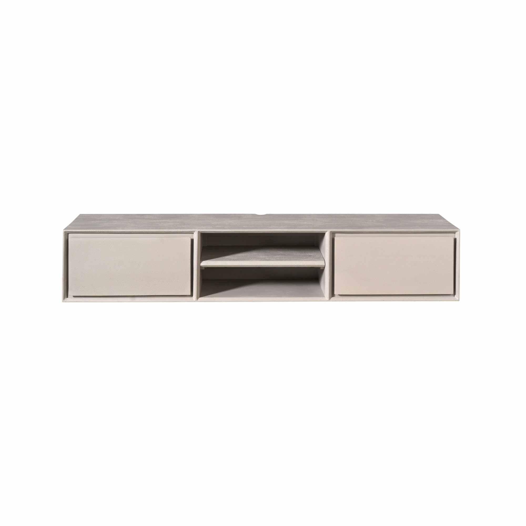 Zwevend tv meubel Ambiance Taupe | 160 cm - Industrieelinhuis.nl