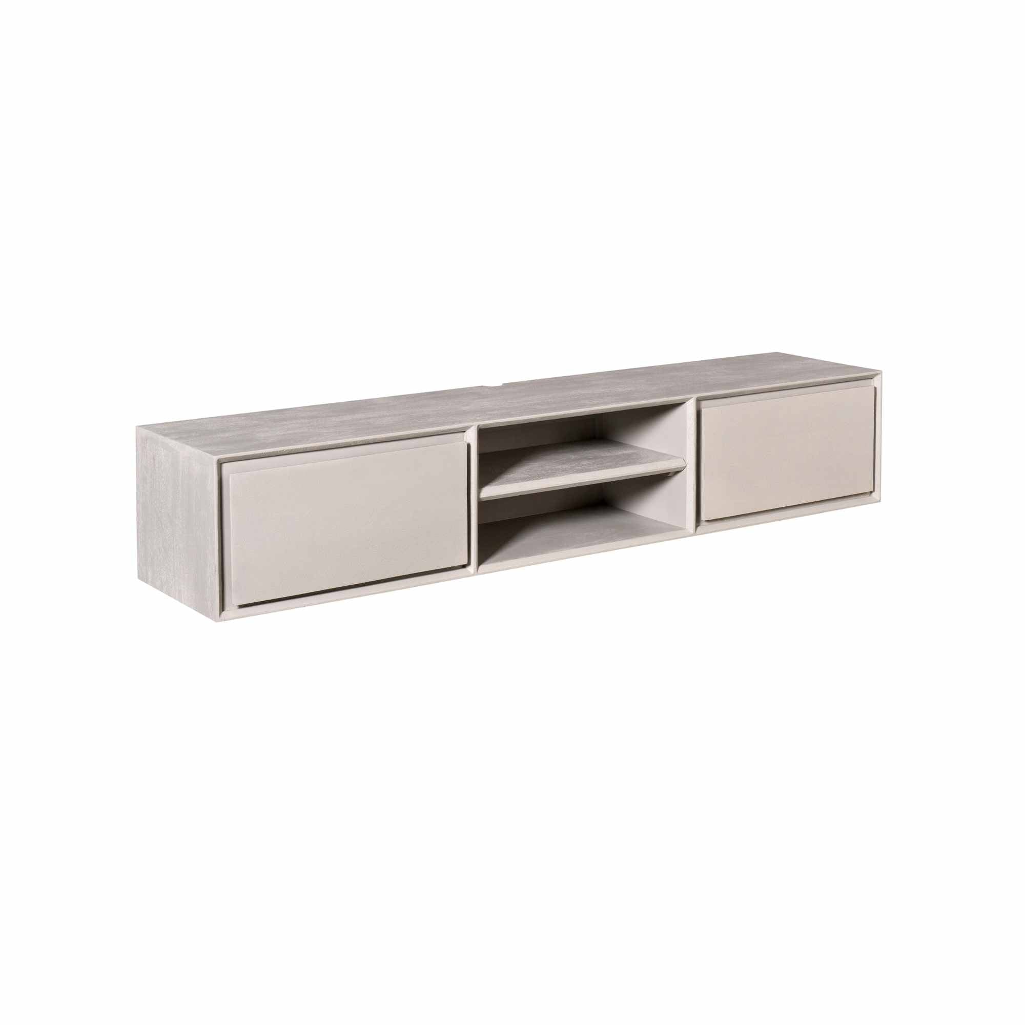 Zwevend tv meubel Ambiance Taupe | 160 cm - Industrieelinhuis.nl