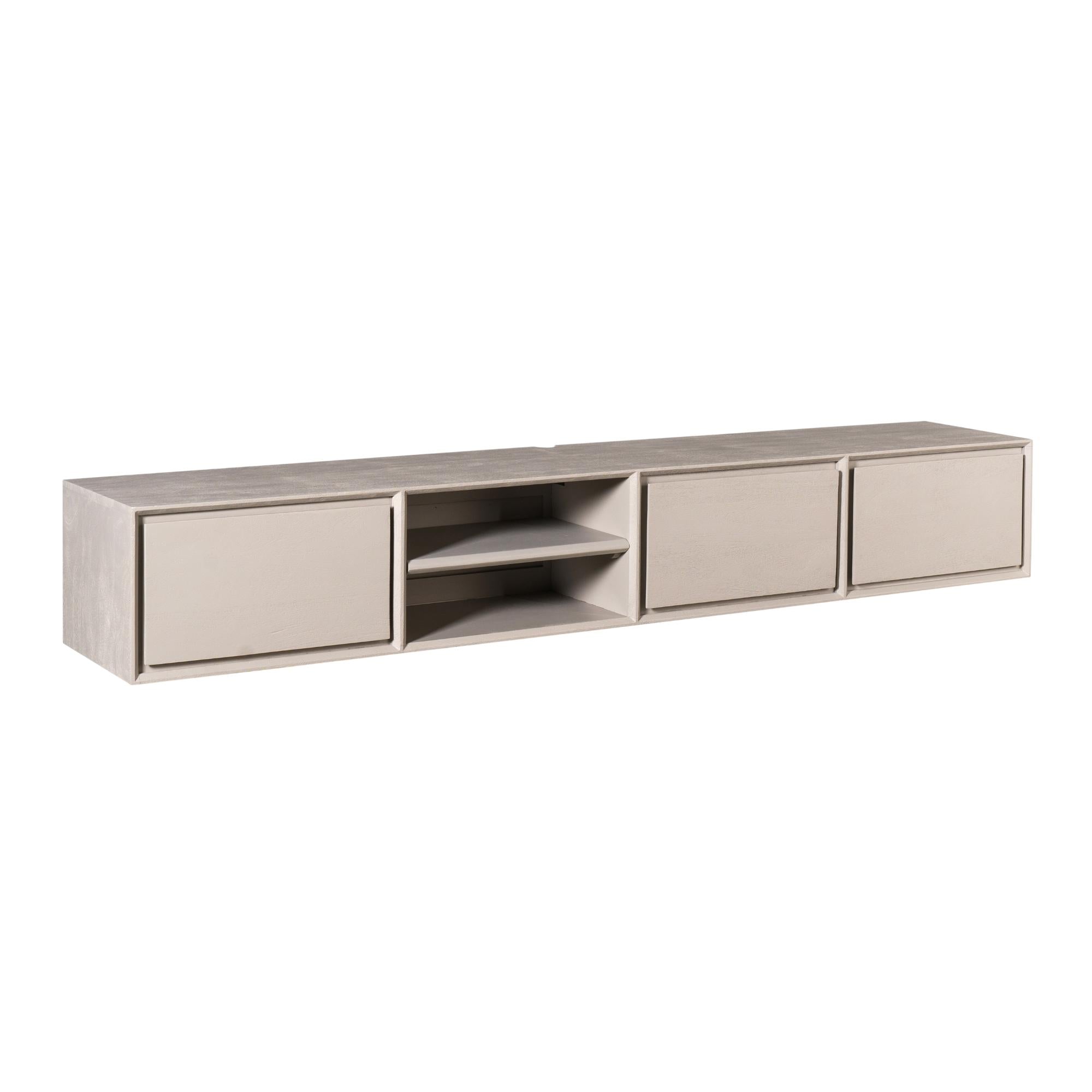 Zwevend tv meubel Ambiance Taupe | 200 cm - Industrieelinhuis.nl