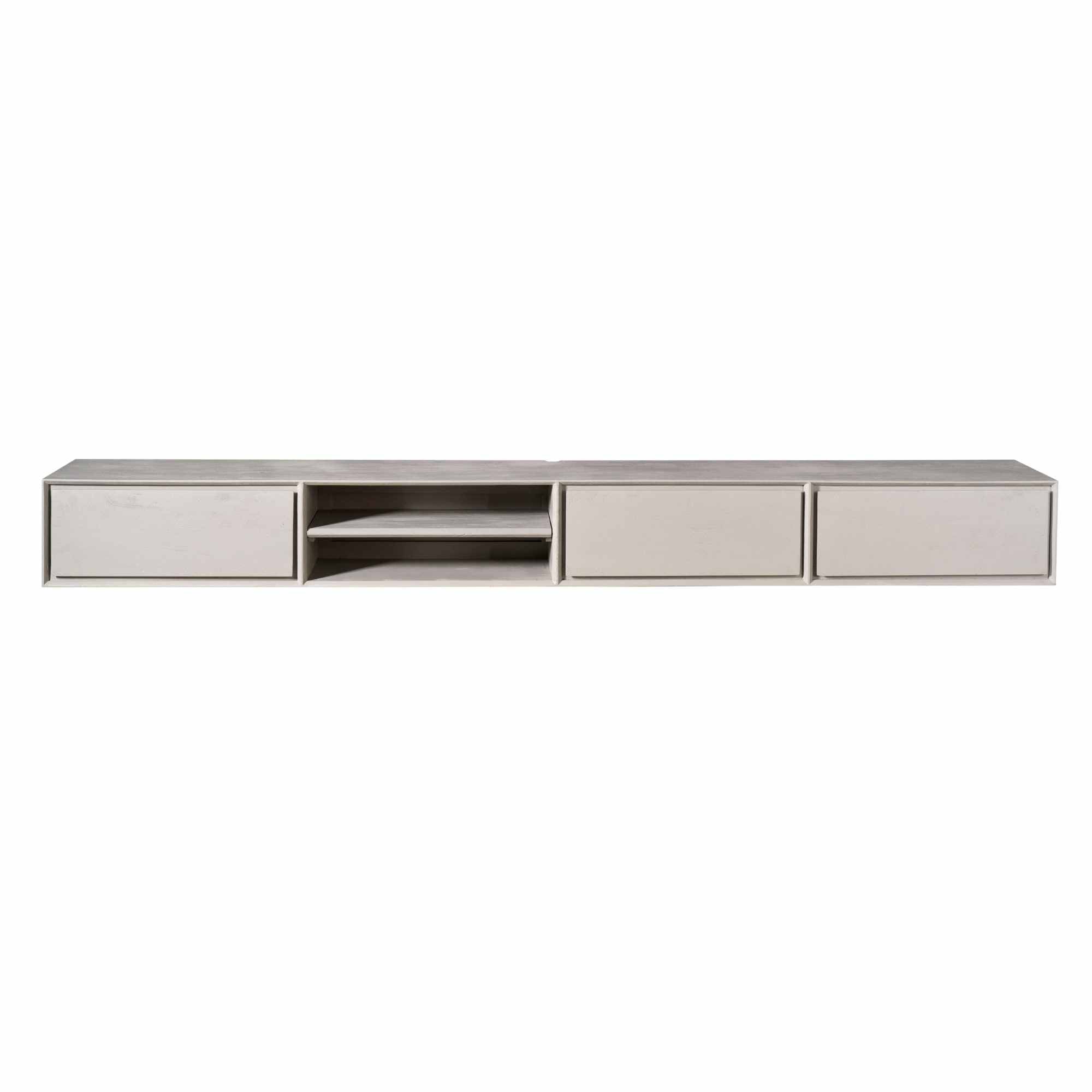 Zwevend tv meubel Ambiance Taupe | 240 cm - Industrieelinhuis.nl