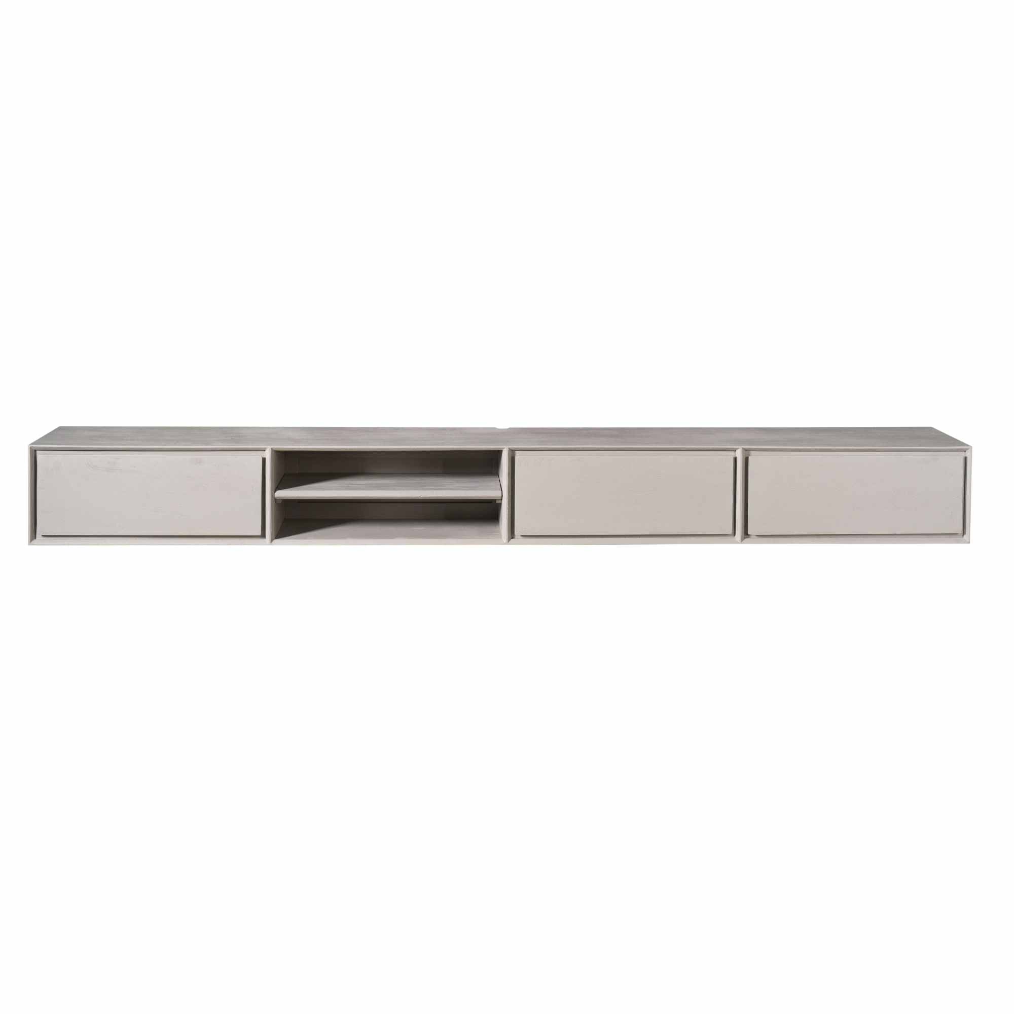 Zwevend tv meubel Ambiance Taupe | 280 cm - Industrieelinhuis.nl