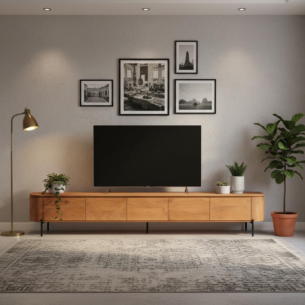 Tv meubel Excellent Naturel | 280 cm - Industrieelinhuis.nl