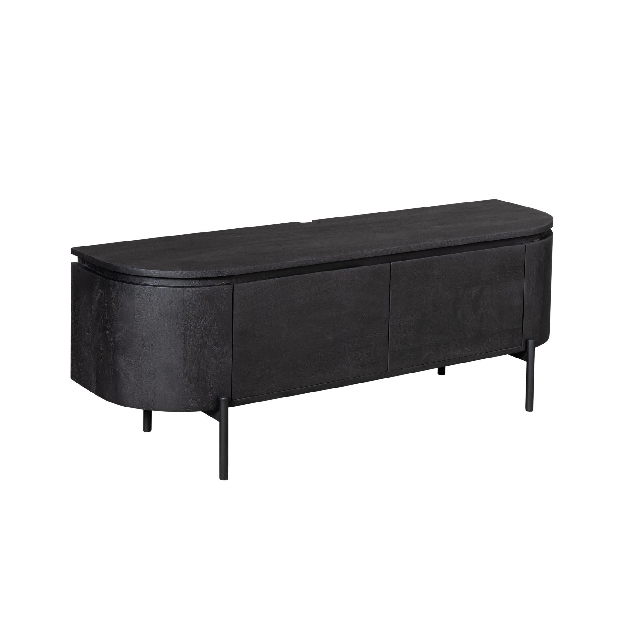 Tv meubel Excellent Black | 120 cm - Industrieelinhuis.nl