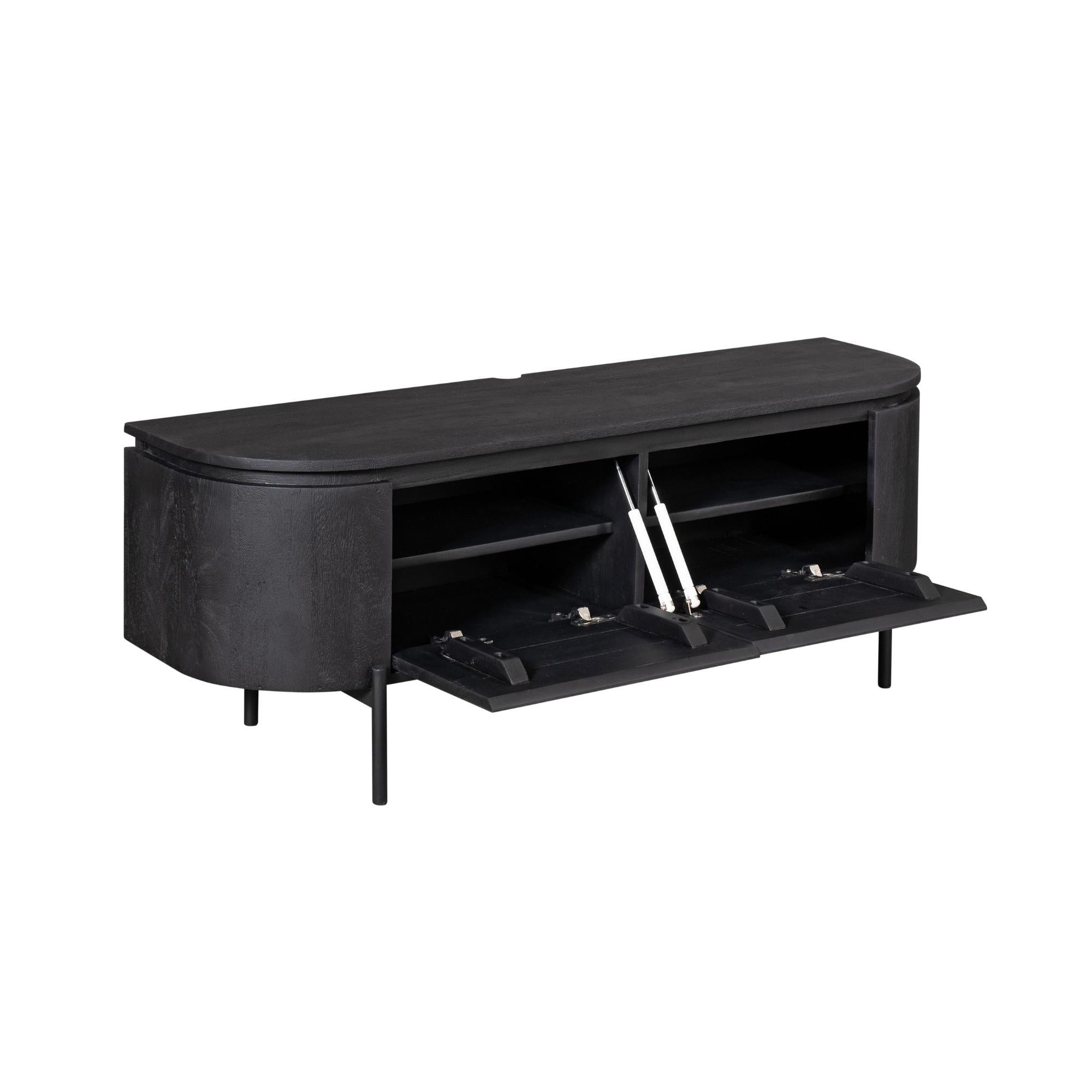 Tv meubel Excellent Black | 120 cm - Industrieelinhuis.nl