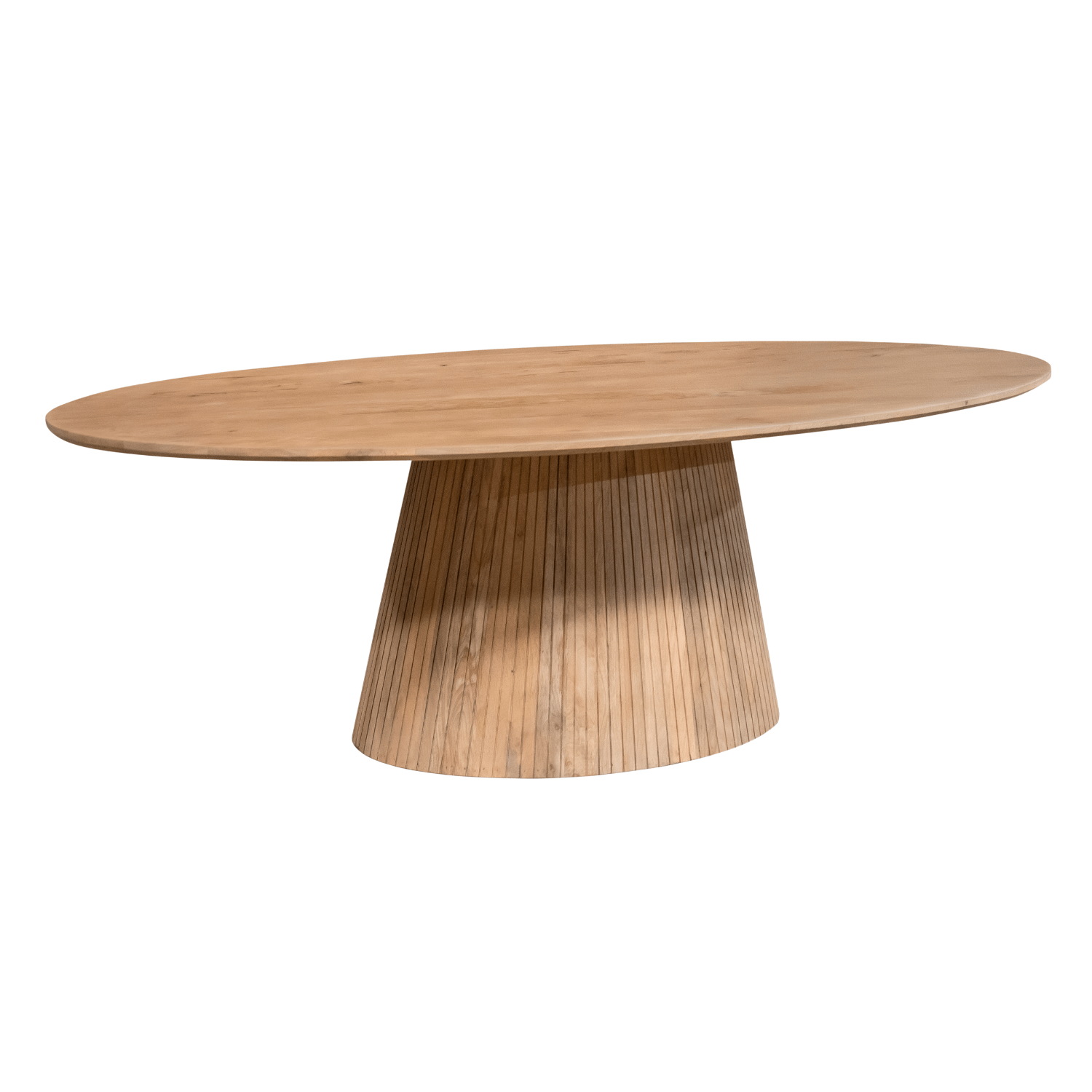 Eettafel Solana | 240 cm | Naturel | Ovaal - Industrieelinhuis.nl