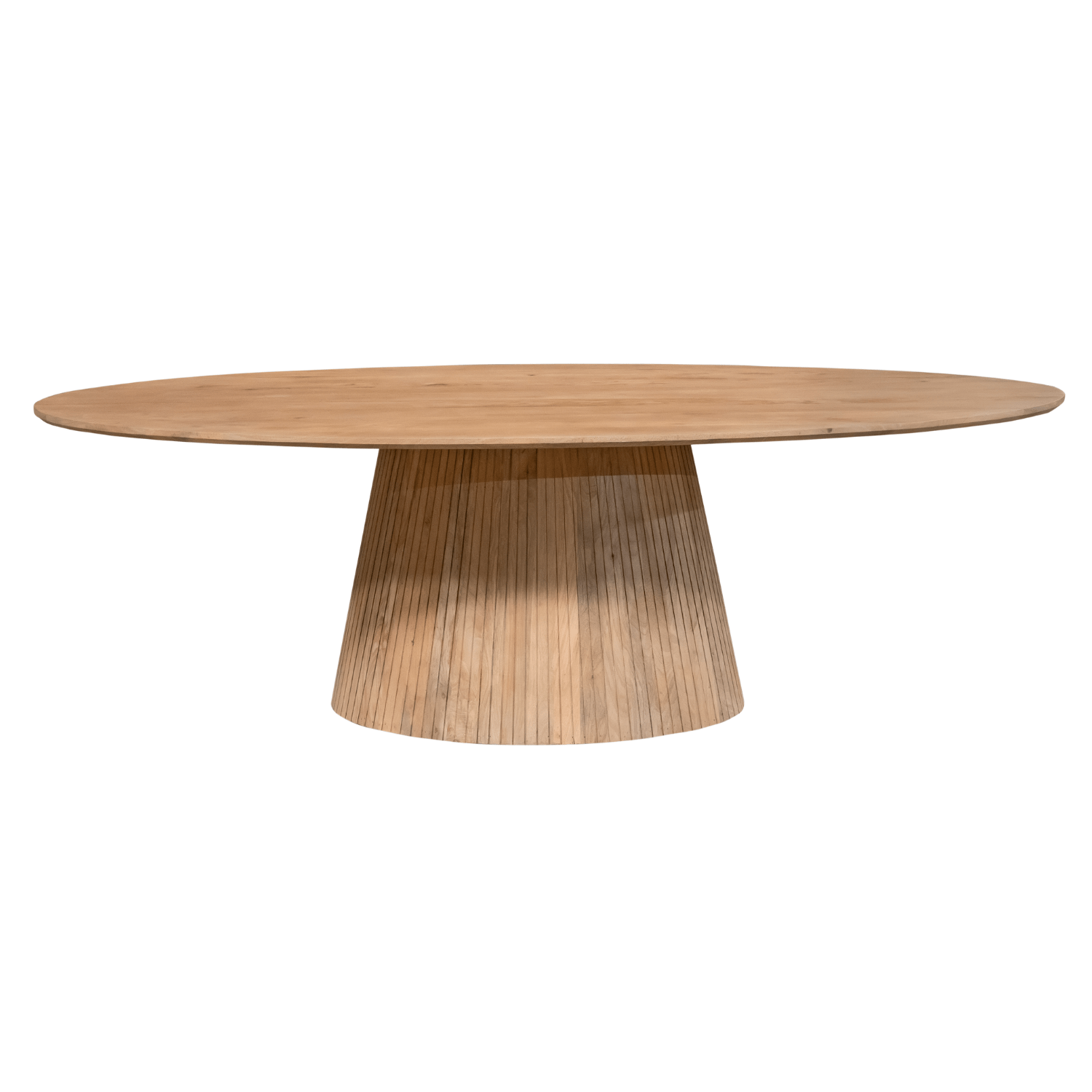 Eettafel Solana | 240 cm | Naturel | Ovaal - Industrieelinhuis.nl