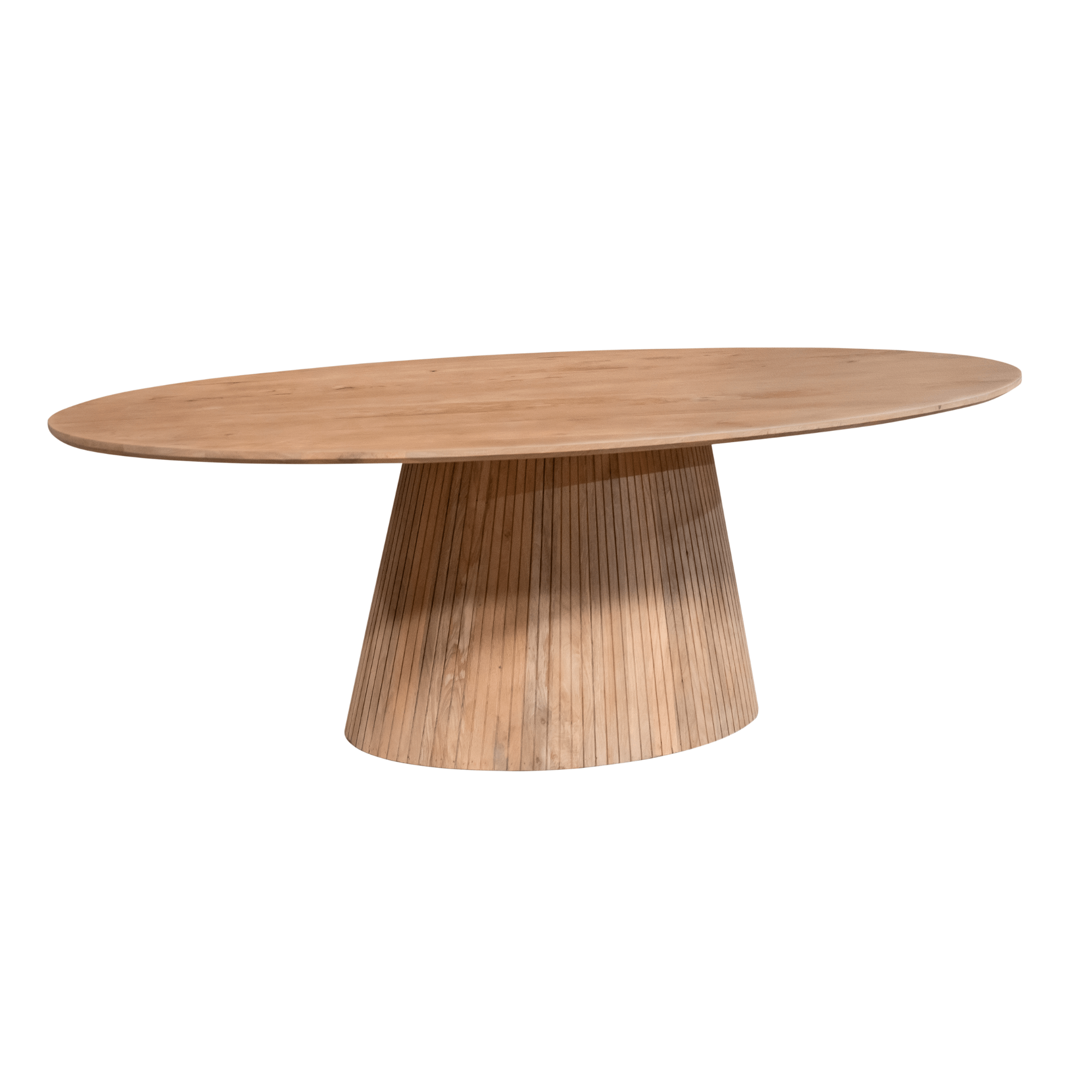 Eettafel Solana | 240 cm | Naturel | Ovaal - Industrieelinhuis.nl