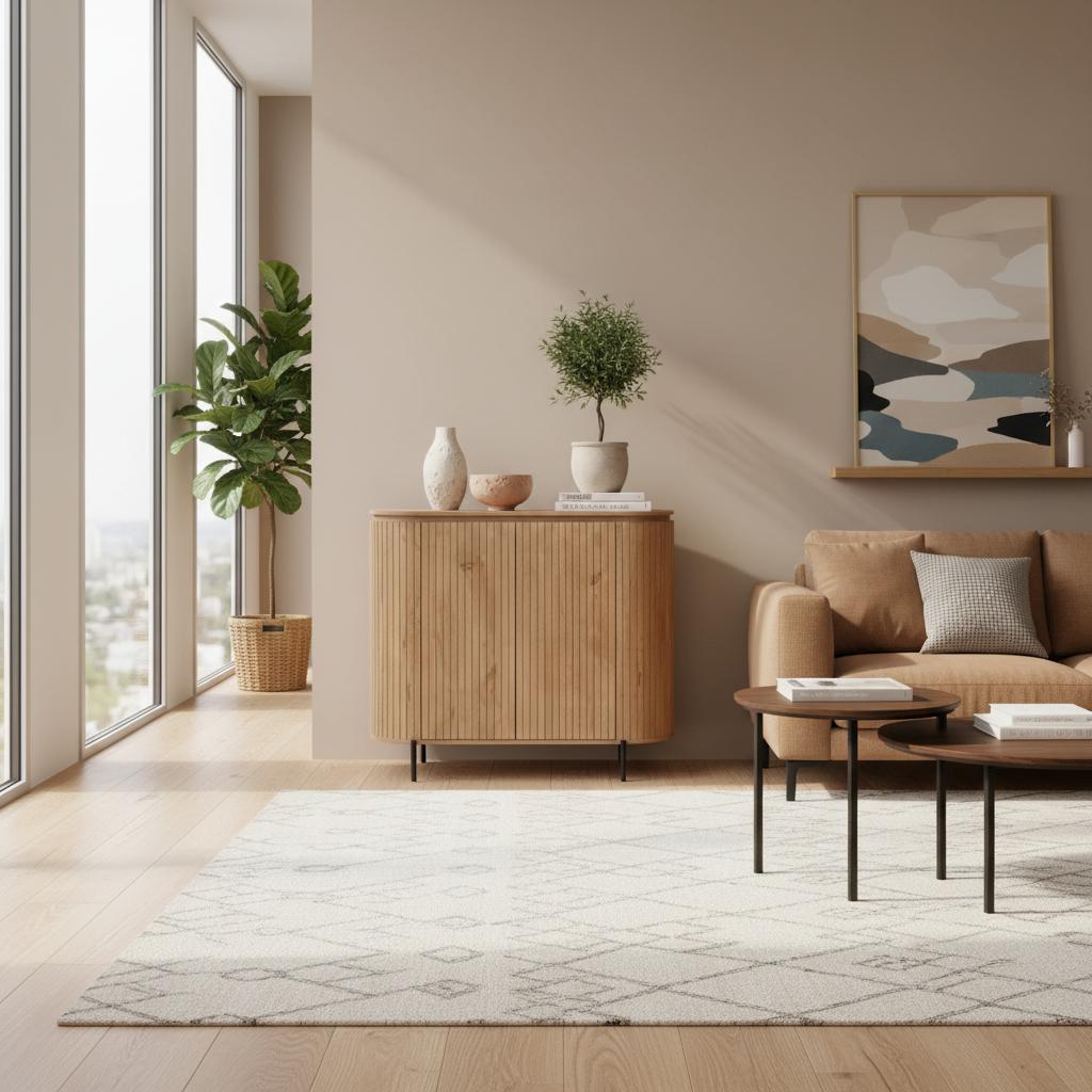 Kabinet kast Solana | 115 cm | Naturel - Industrieelinhuis.nl