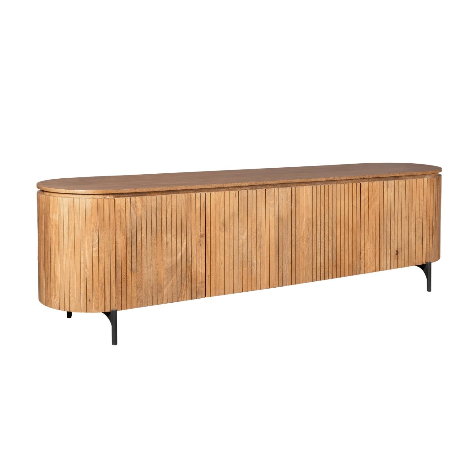 Tv meubel Solana | 210 cm | Naturel - Industrieelinhuis.nl
