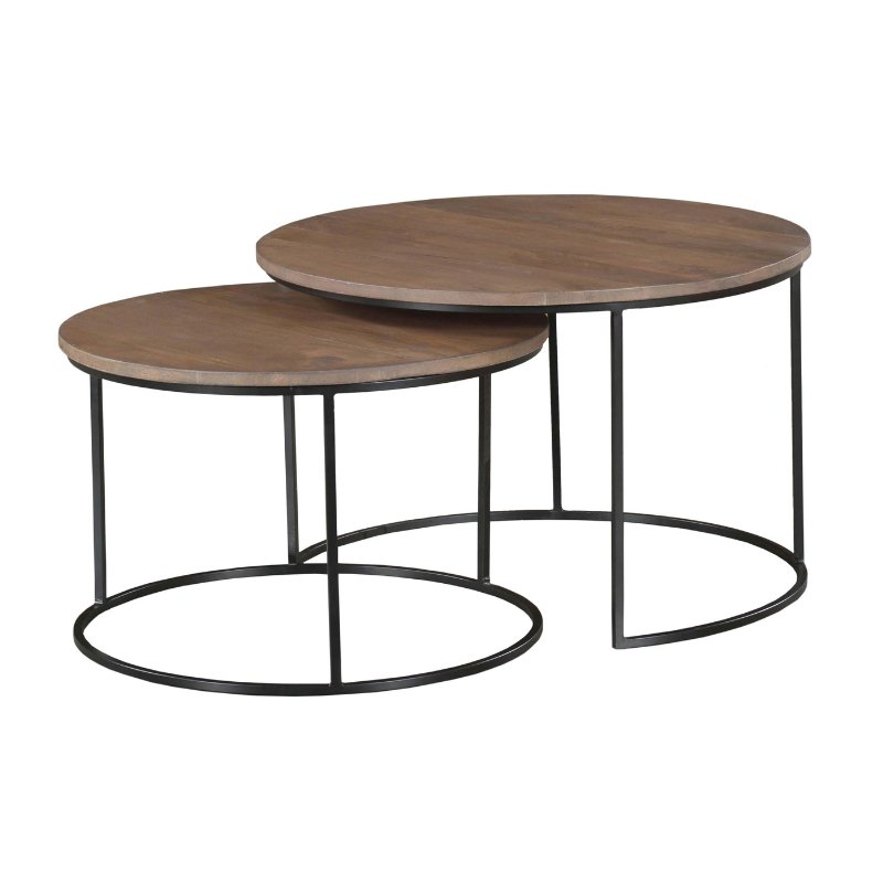 Salontafel Madison Walnoot | Set van 2 - Industrieelinhuis.nl