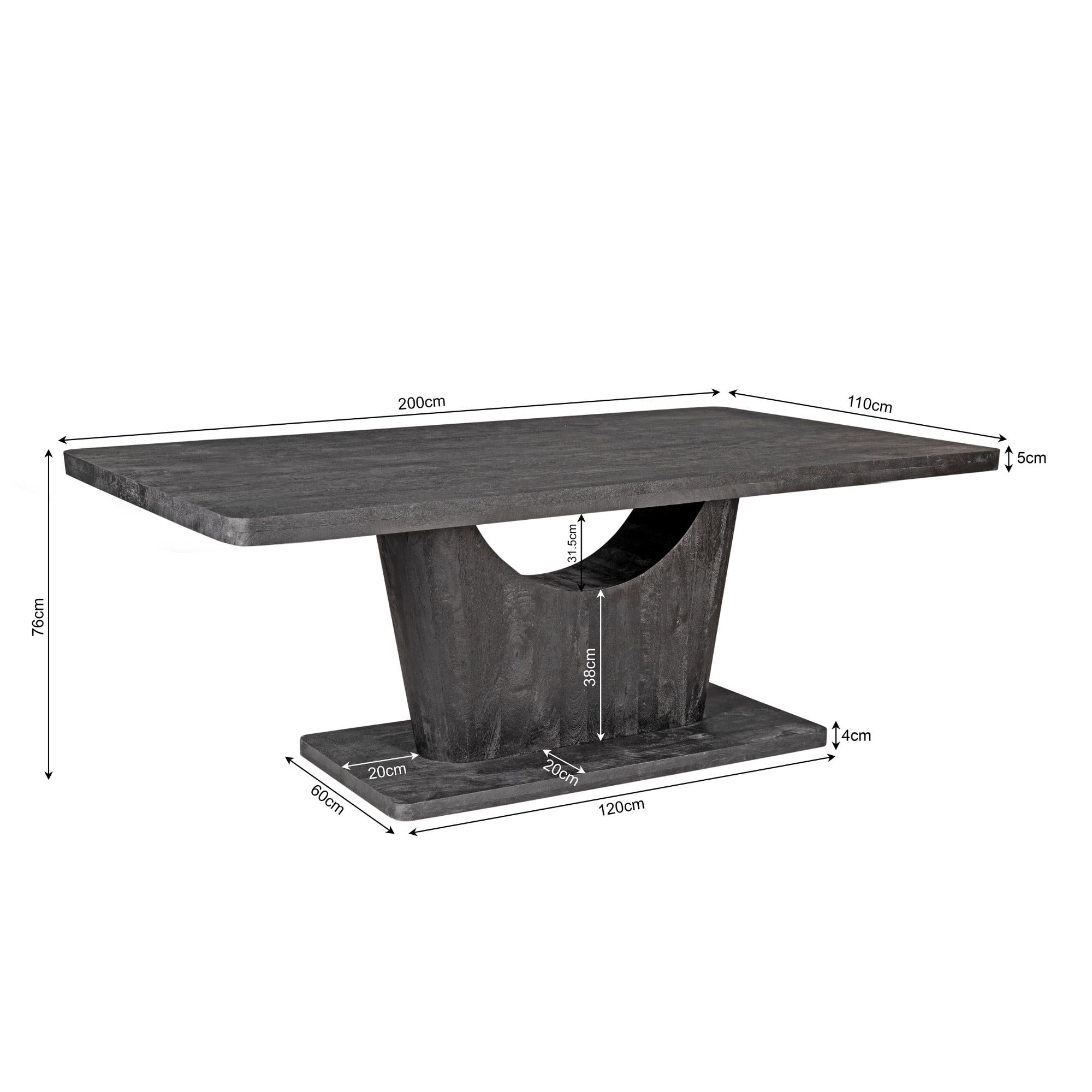 Eettafel Voco | 240 cm | Brown - Industrieelinhuis.nl
