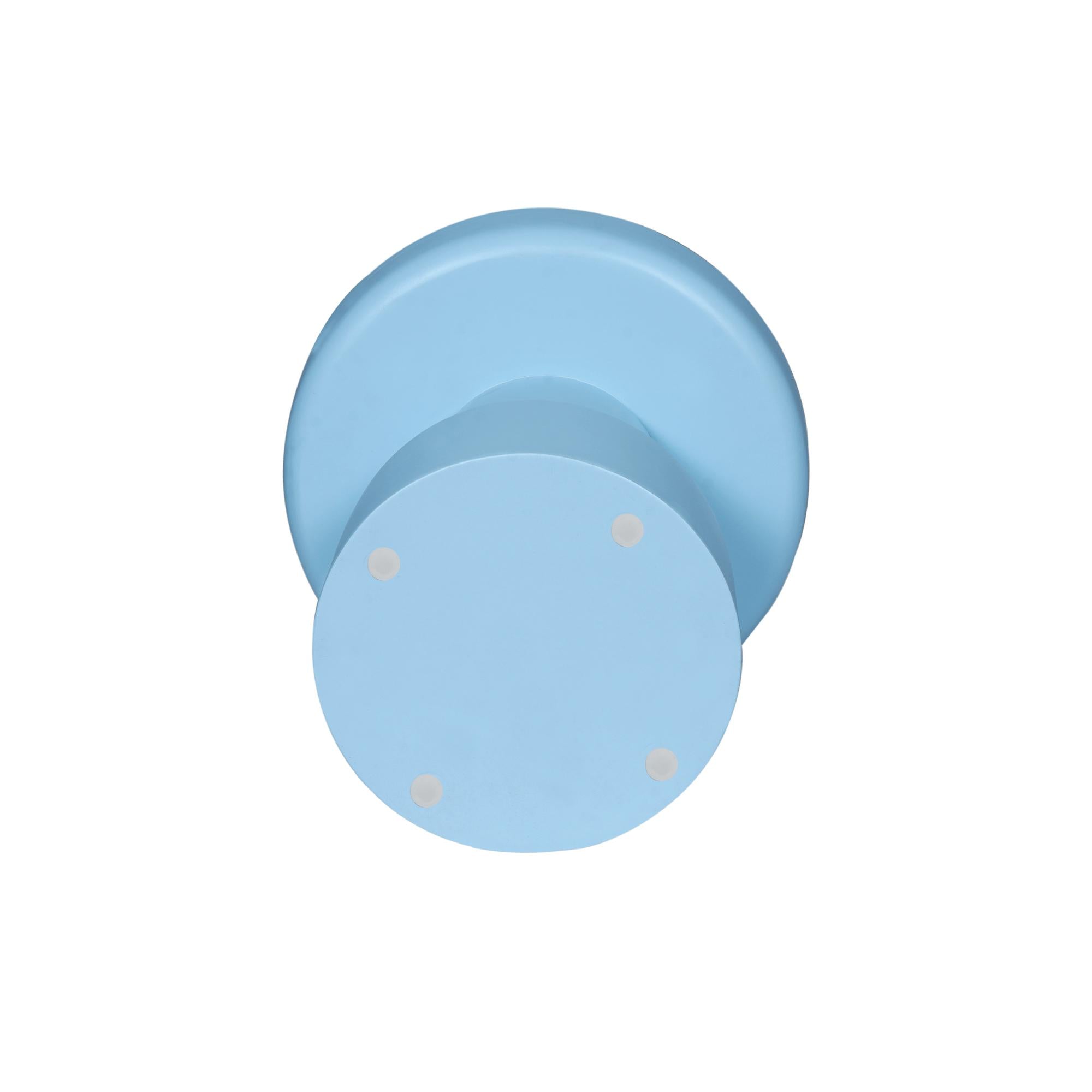 Bijzettafel Drum Blauw - Industrieelinhuis.nl