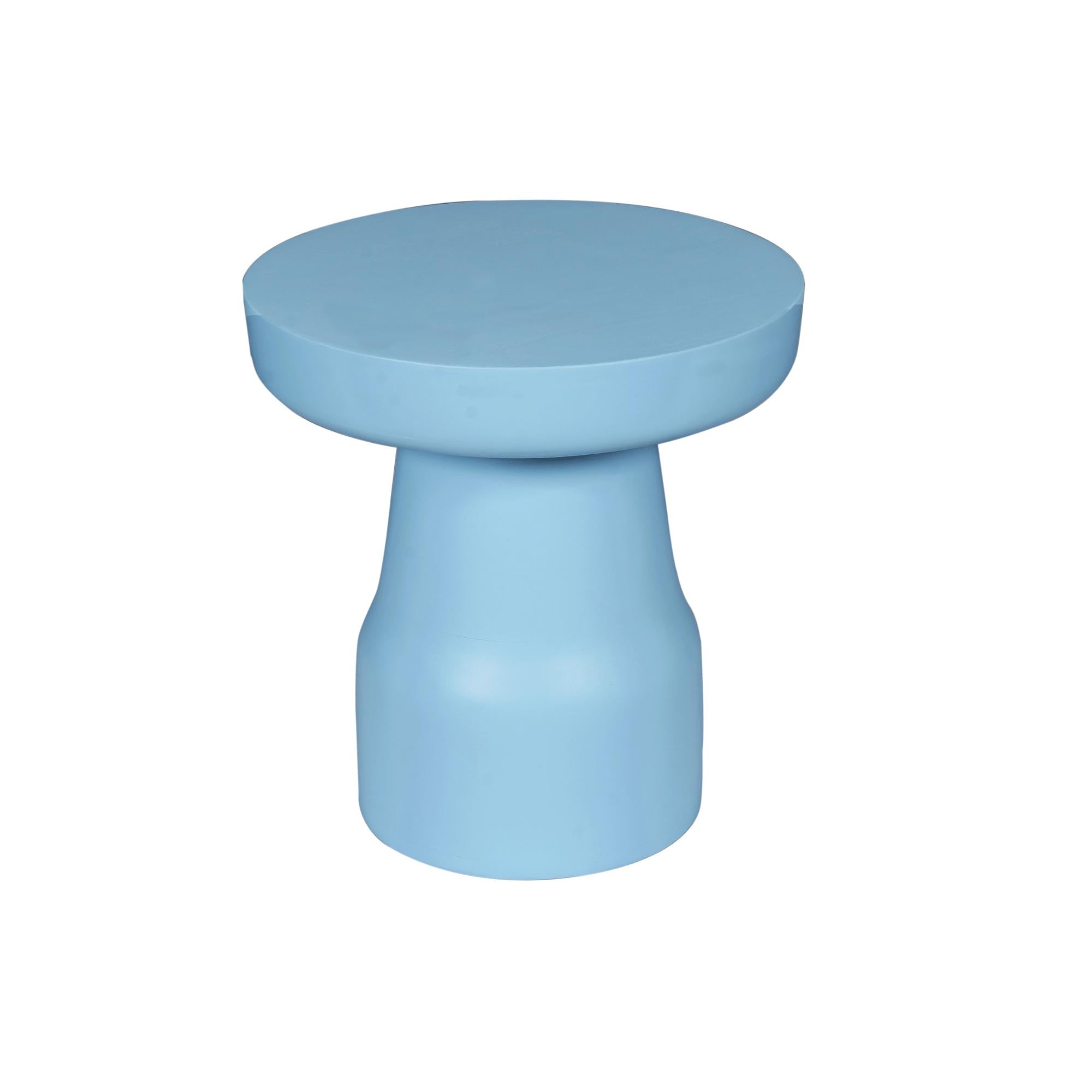 Bijzettafel Drum Blauw - Industrieelinhuis.nl