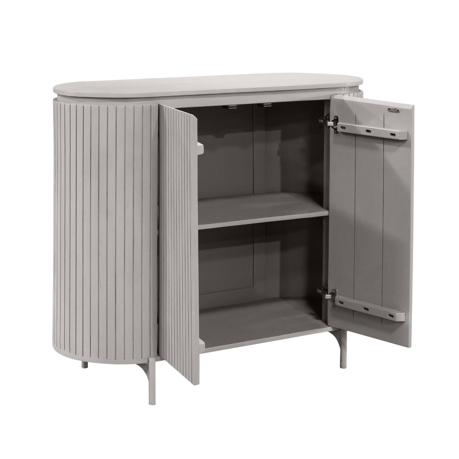 Kabinet kast Solana | 115 cm | Taupe - Industrieelinhuis.nl
