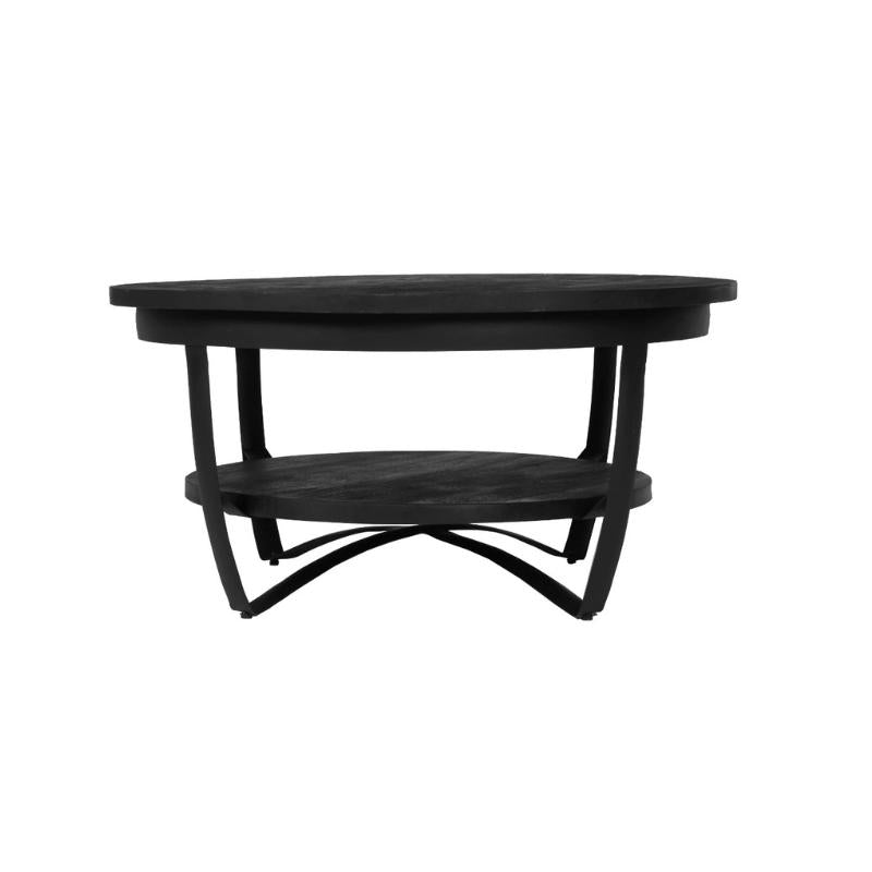 Salontafel Paras Black | 70 cm - Industrieelinhuis.nl
