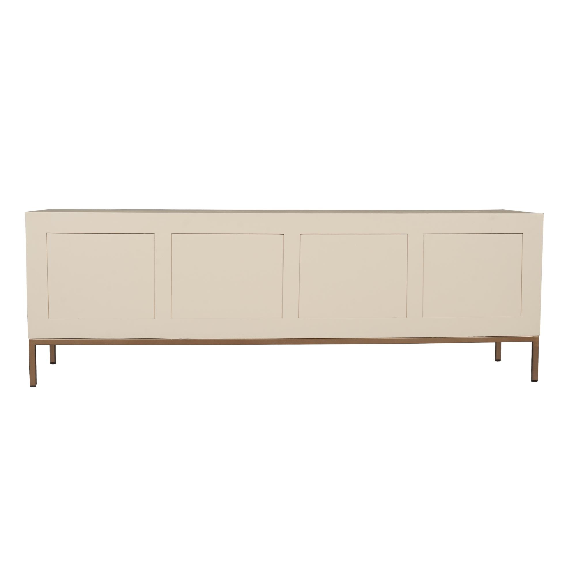 Tv meubel beige Madison Sand 165 cm - Industrieelinhuis.nl
