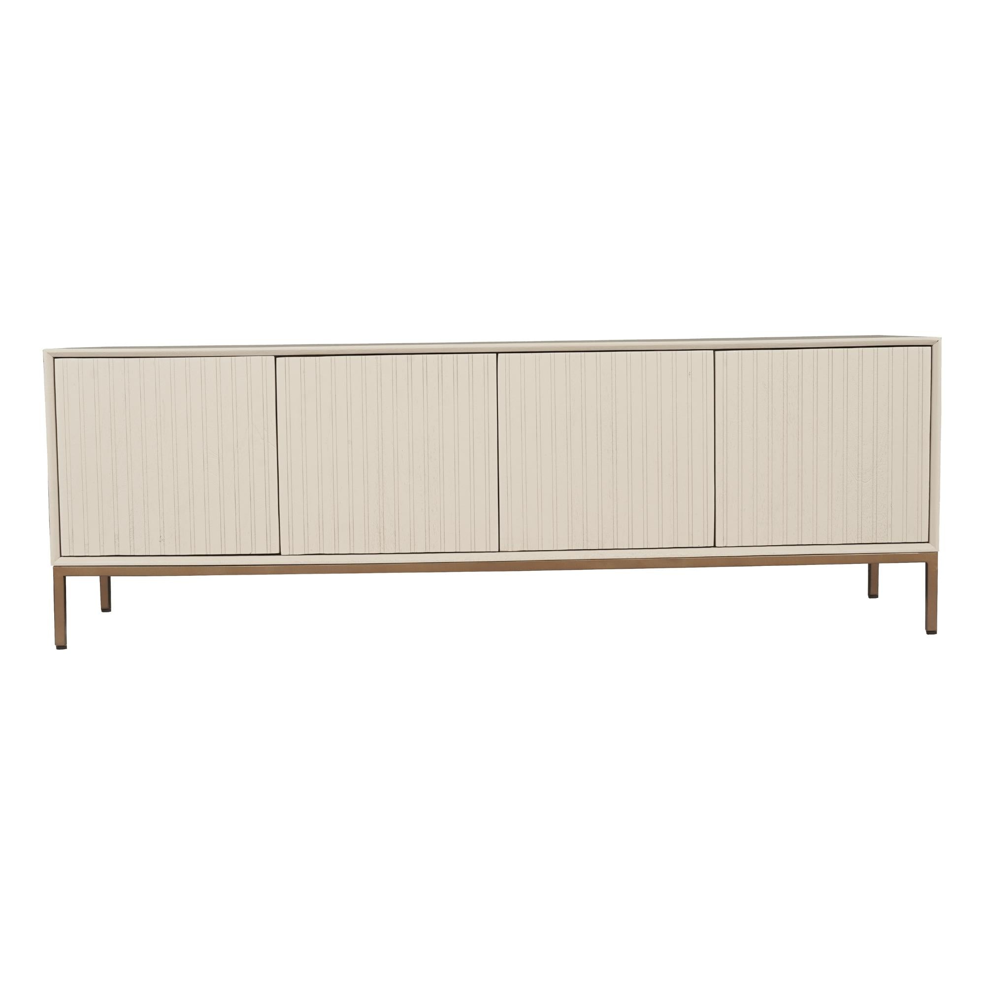 Tv meubel beige Madison Sand 165 cm - Industrieelinhuis.nl
