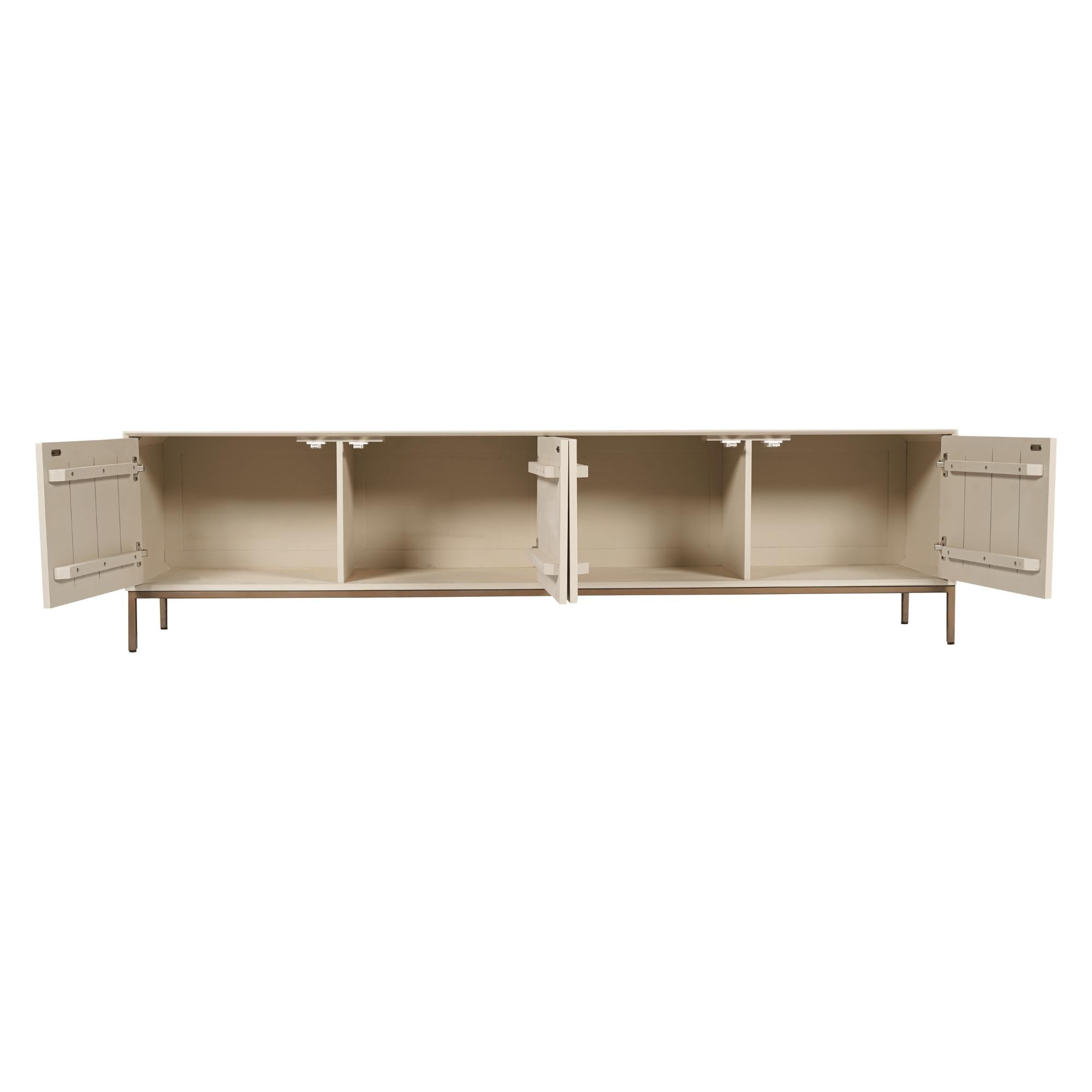 Tv meubel Beige Madison Sand 210 cm - Industrieelinhuis.nl