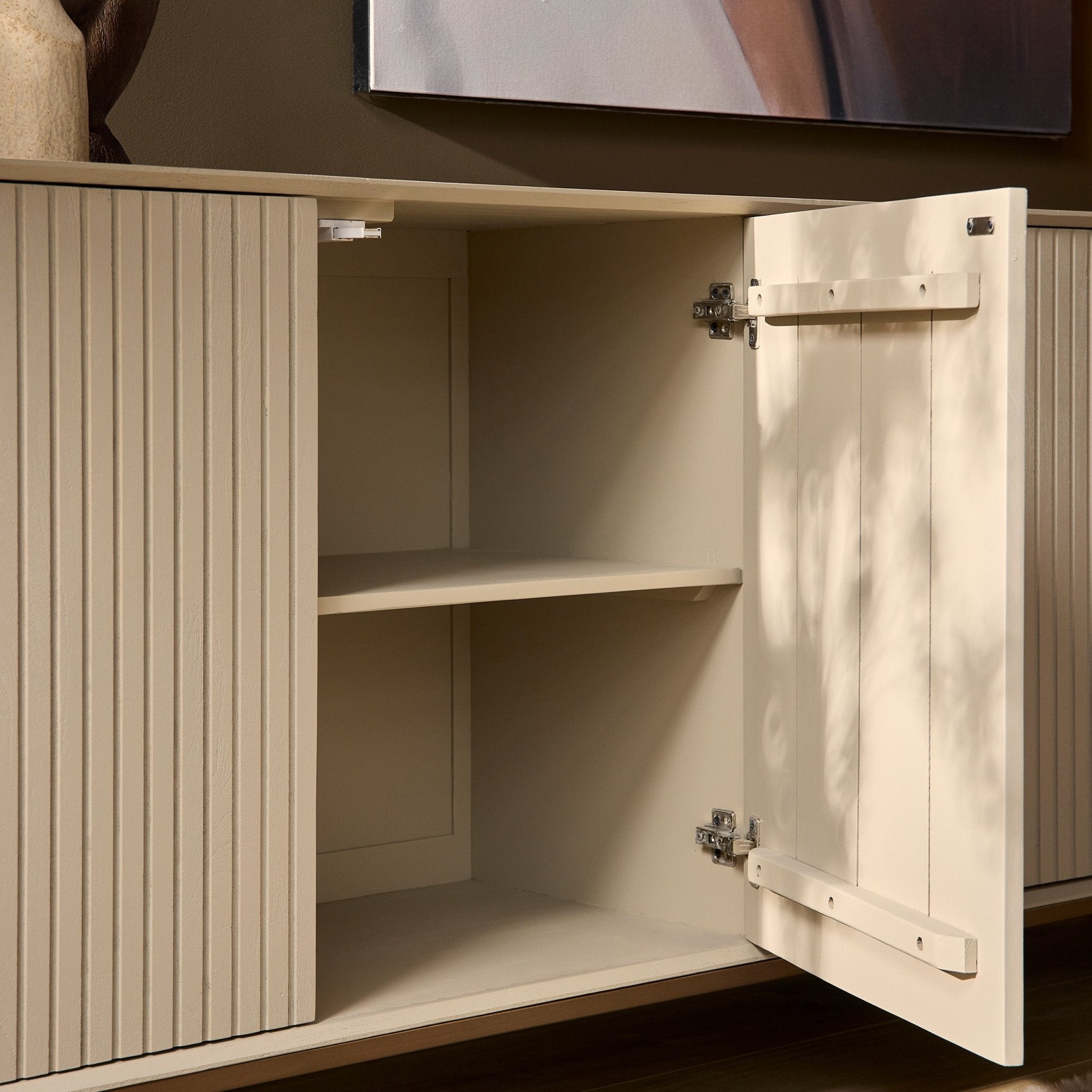 Beige Dressoir Madison Sand | 210 cm - Industrieelinhuis.nl