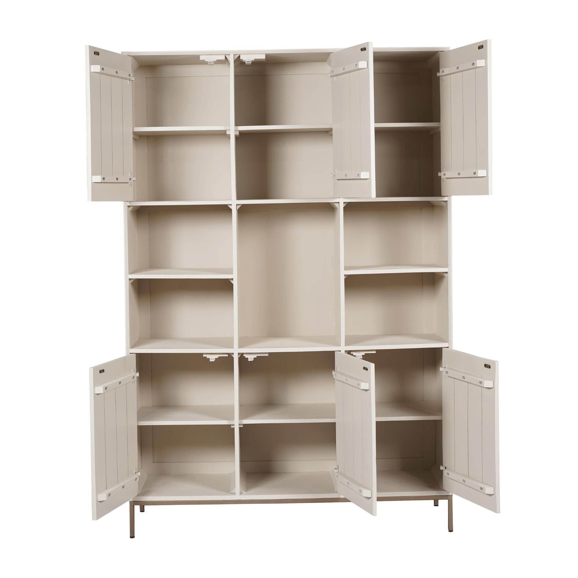 Vakkenkast Madison XL Sand | 135 cm - Industrieelinhuis.nl