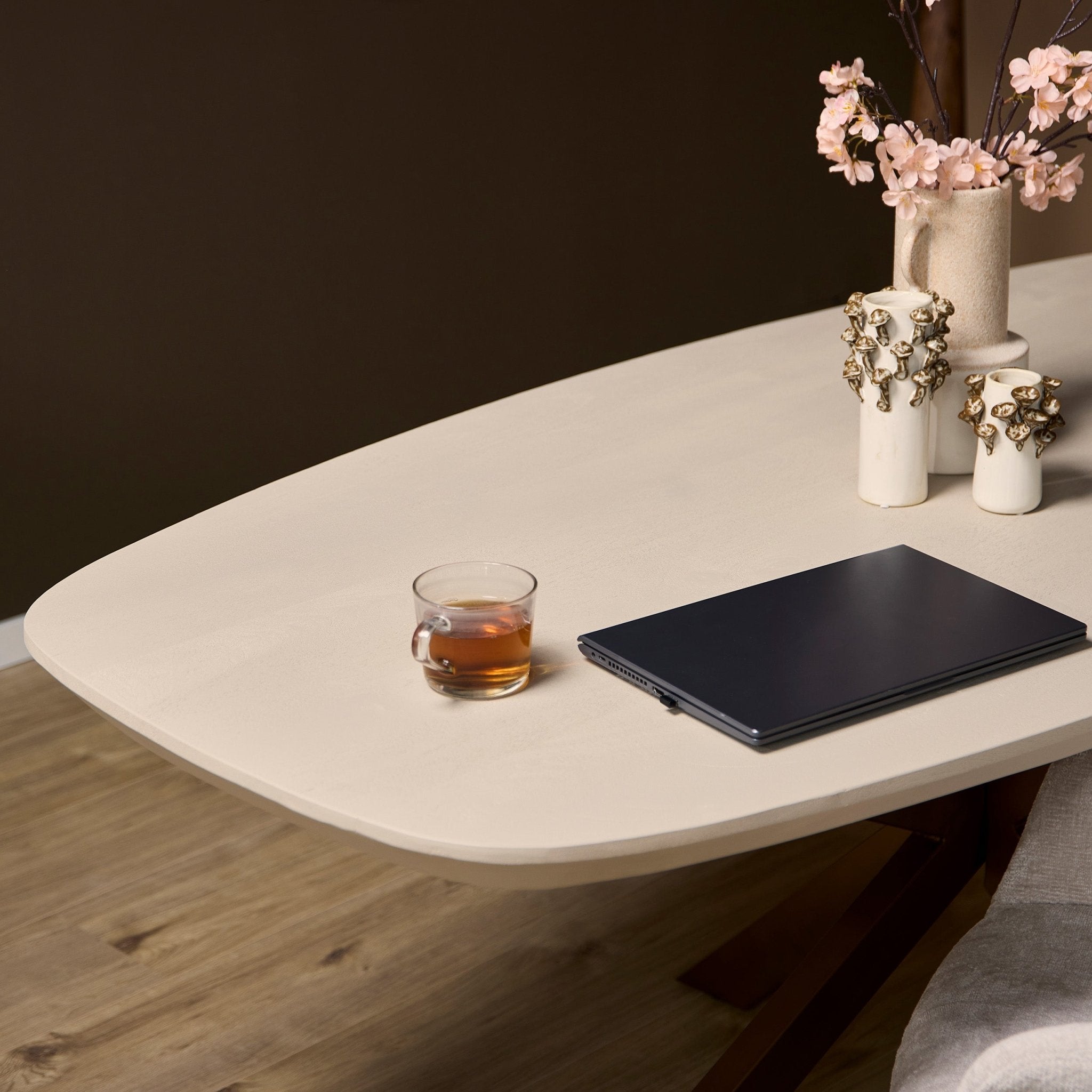 Eettafel Ovaal Madison Sand 240 cm - Industrieelinhuis.nl