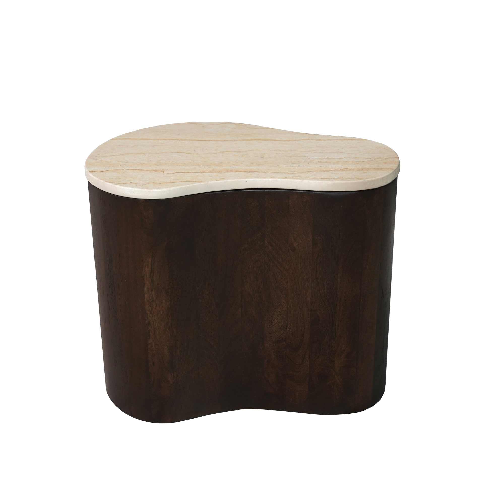 Organische Salontafel Lovi | 50 cm | Brown