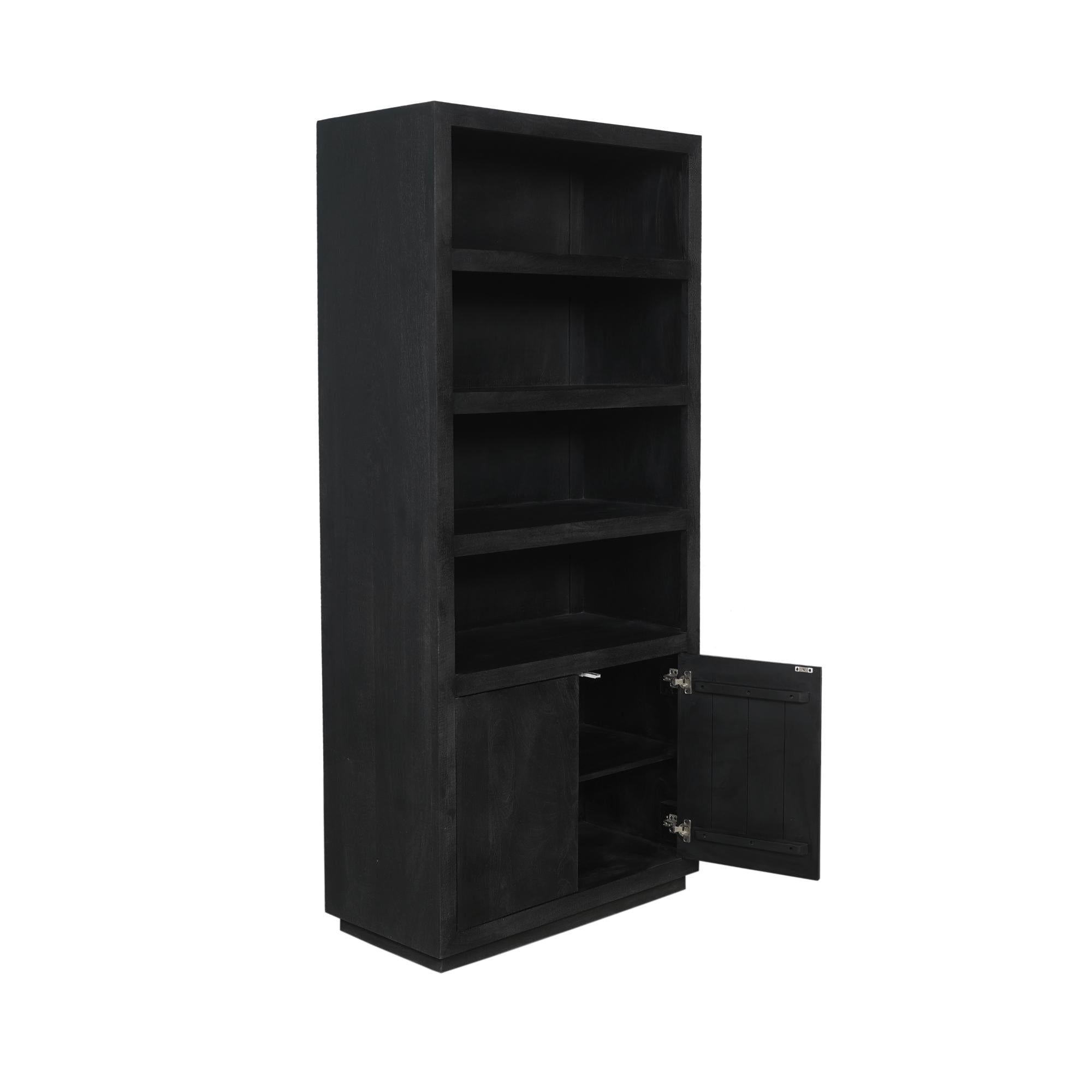 Boekenkast Eclipse Black | 90 cm - Industrieelinhuis.nl