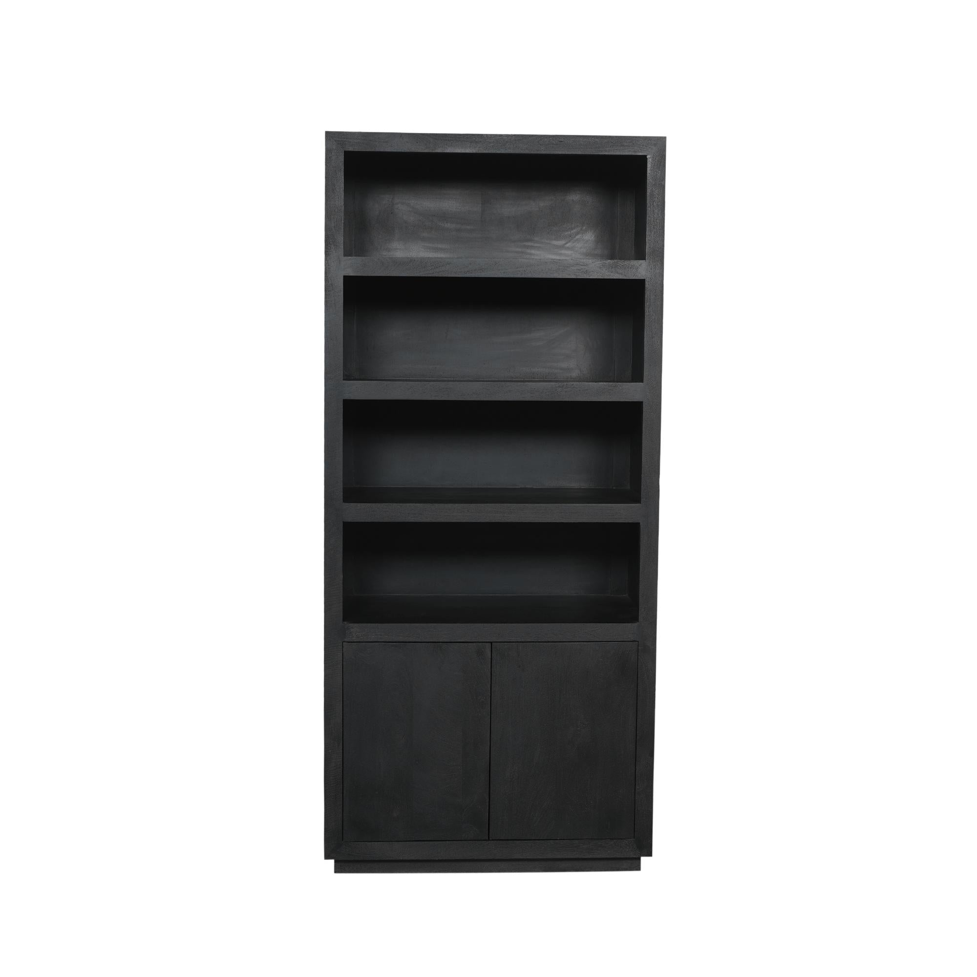 Boekenkast Eclipse Black | 90 cm - Industrieelinhuis.nl