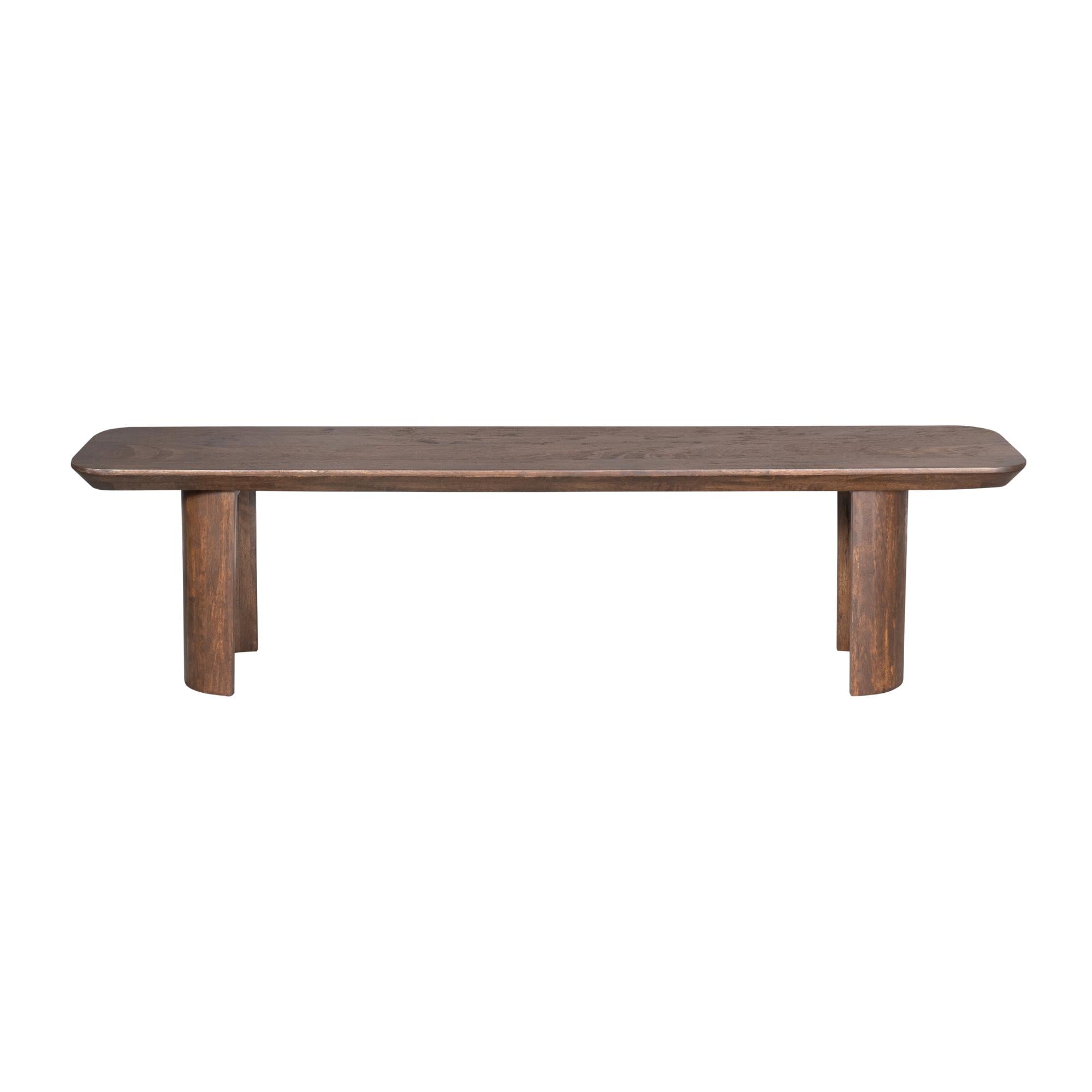 Eetkamerbank Maré Brown | 220 cm - Industrieelinhuis.nl