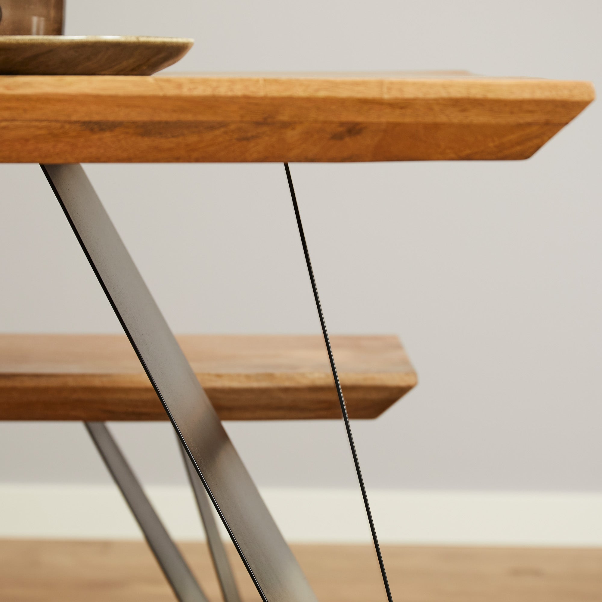 Eettafel mangohout Extense | 200 cm - Industrieelinhuis.nl