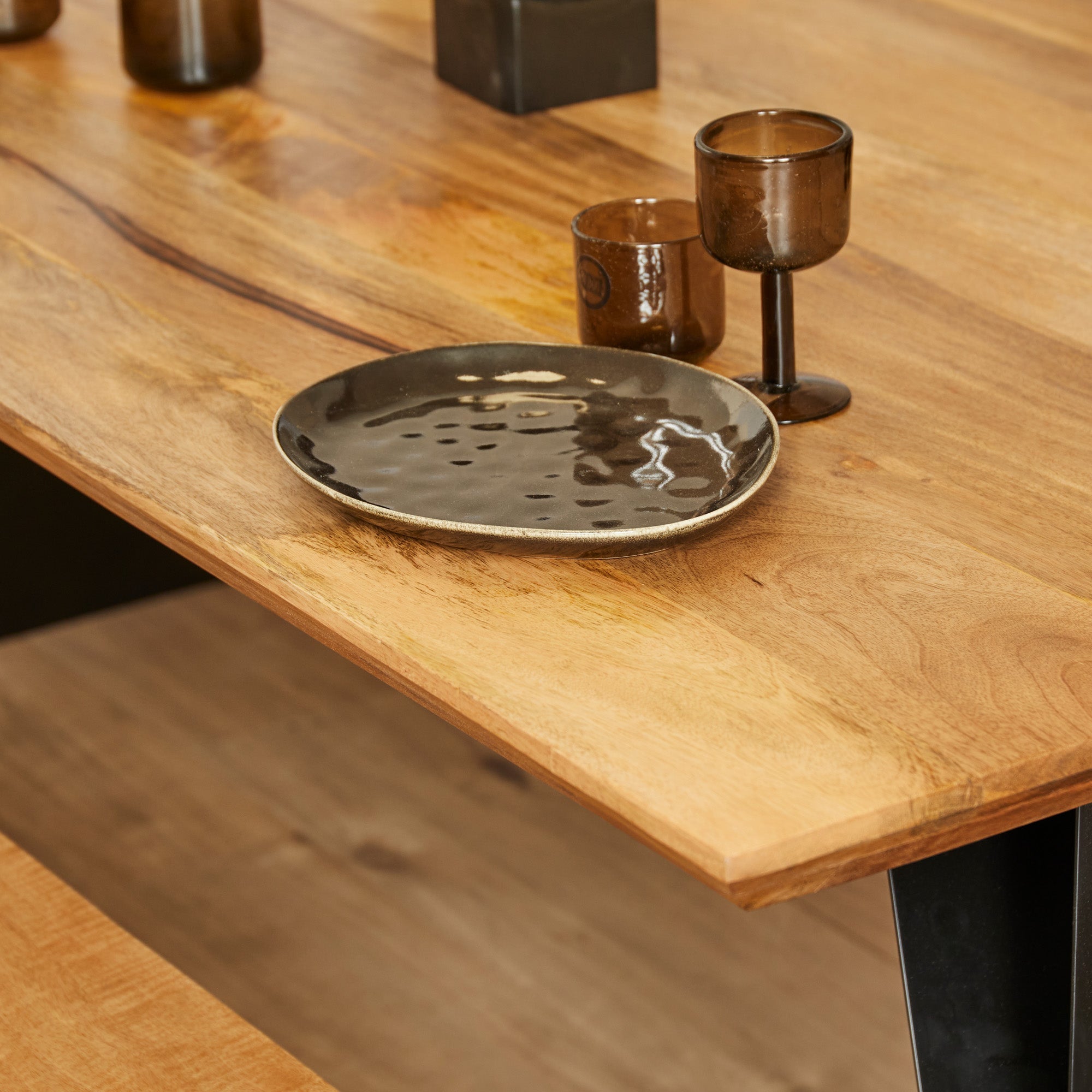 Eettafel mangohout Extense | 200 cm - Industrieelinhuis.nl