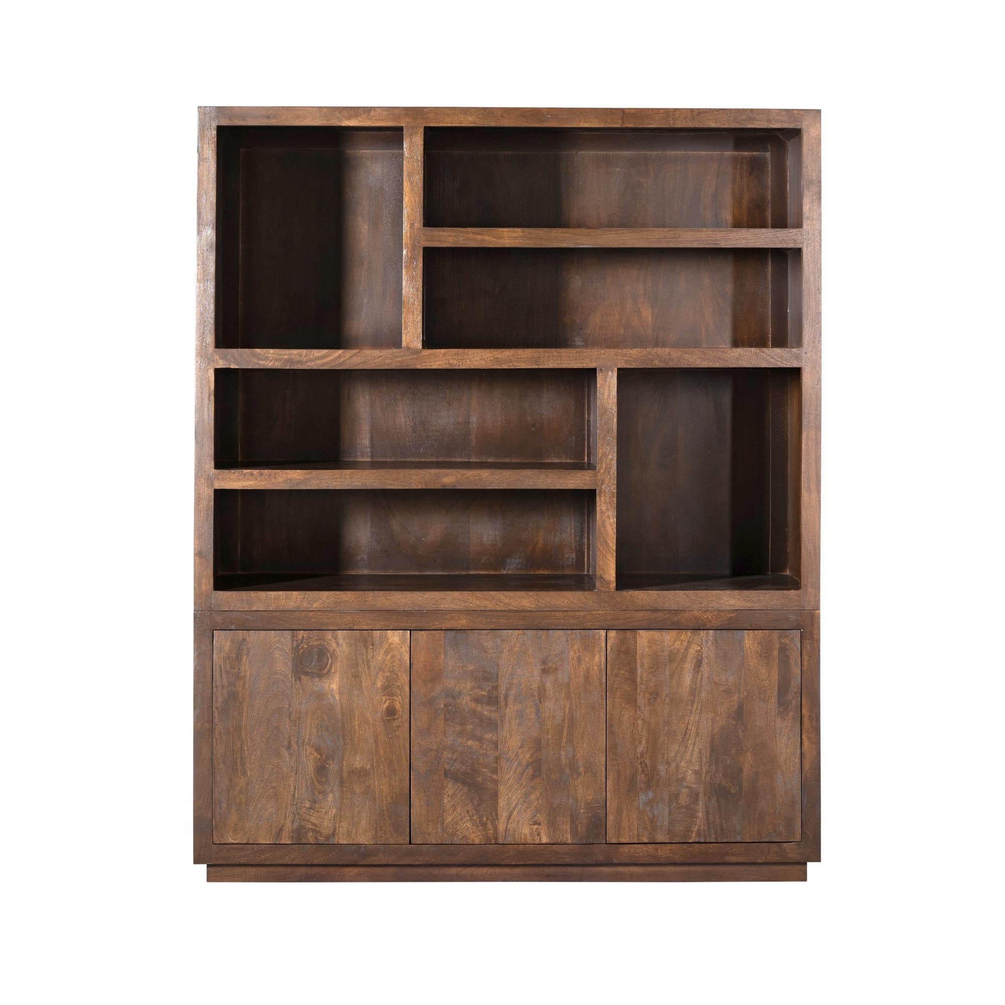 Vakkenkast Brussel Brown XL | 160 cm - Industrieelinhuis.nl